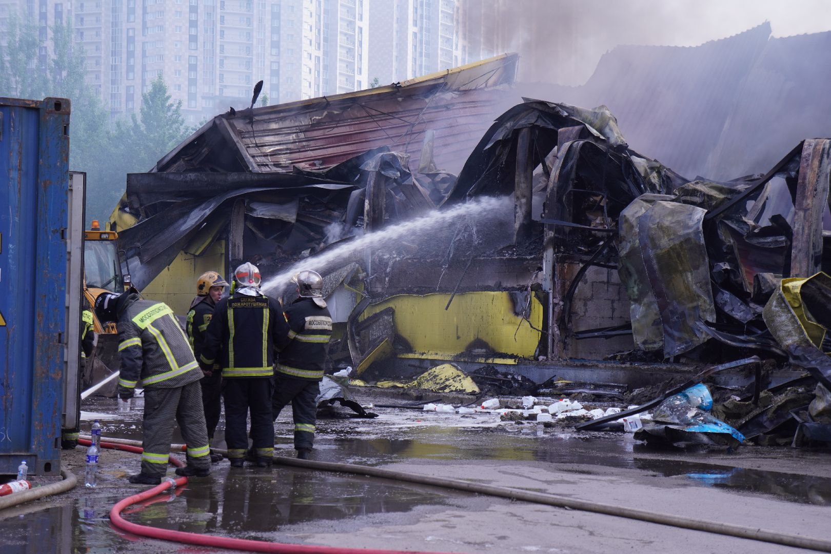 котельники, пожар, мчс, промзона силикат,