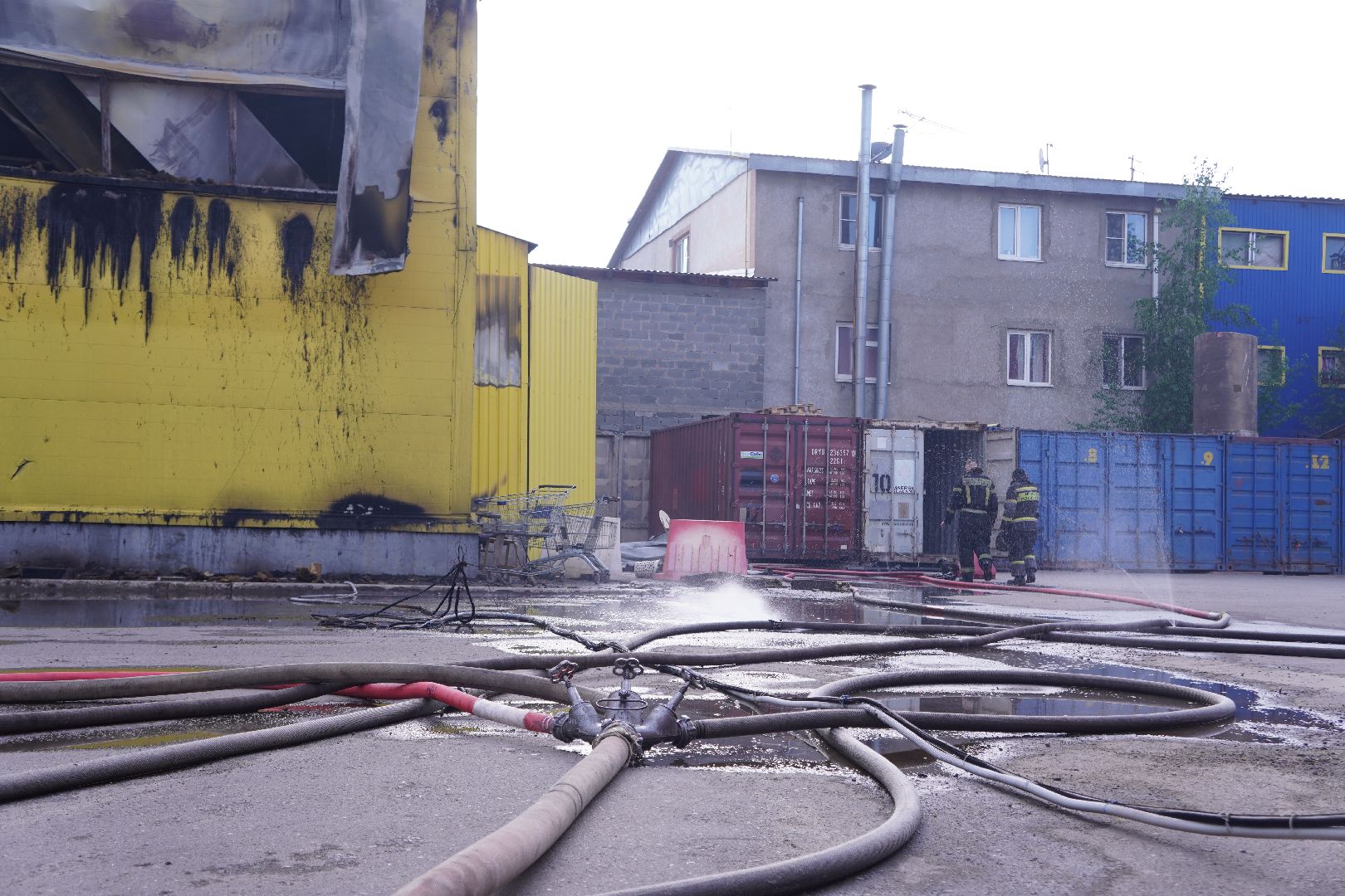 котельники, пожар, мчс, промзона силикат,