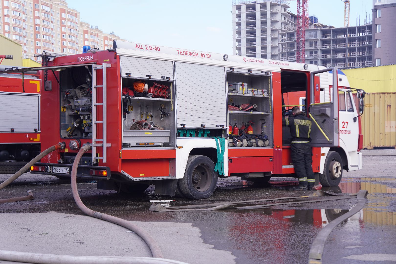 котельники, пожар, мчс, промзона силикат,