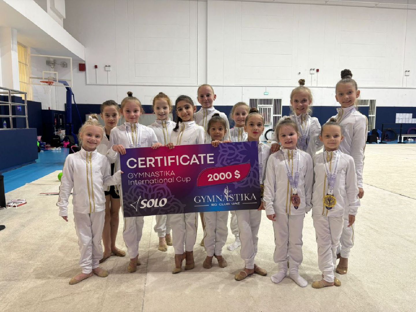 ивантеевка, художественнная гимнастика, турнир, дубаи, золото, медали, спортивный клуб, спортивные вершины,вертикалки,