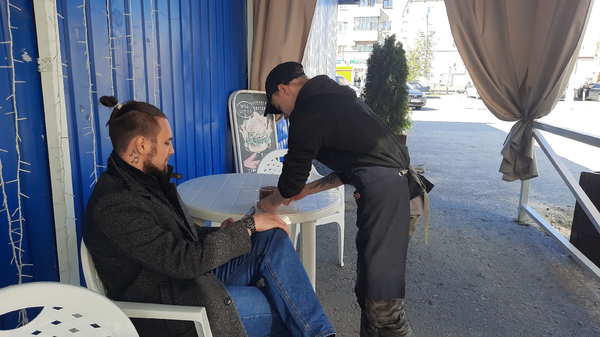 Шатура, уличные кафе. кафе, рестораны,