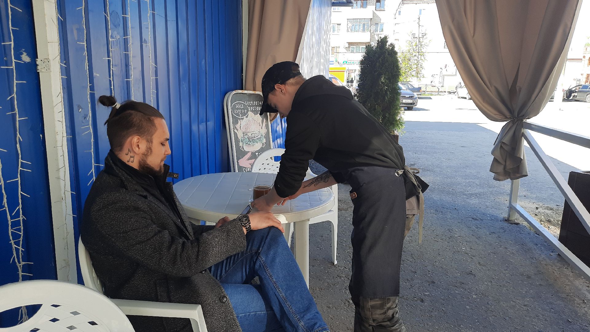 Шатура, уличные кафе. кафе, рестораны,