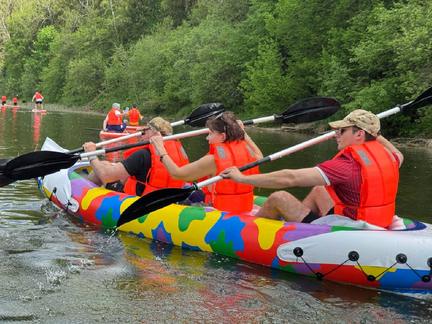 наро-фоминский городской округ, верея , сплав на сапбордах, байдарки, фонд защитники отечества в наро-фоминске, ветераны сво, молодежный центр наро-фоминск, роман шамнэ, егор балев,