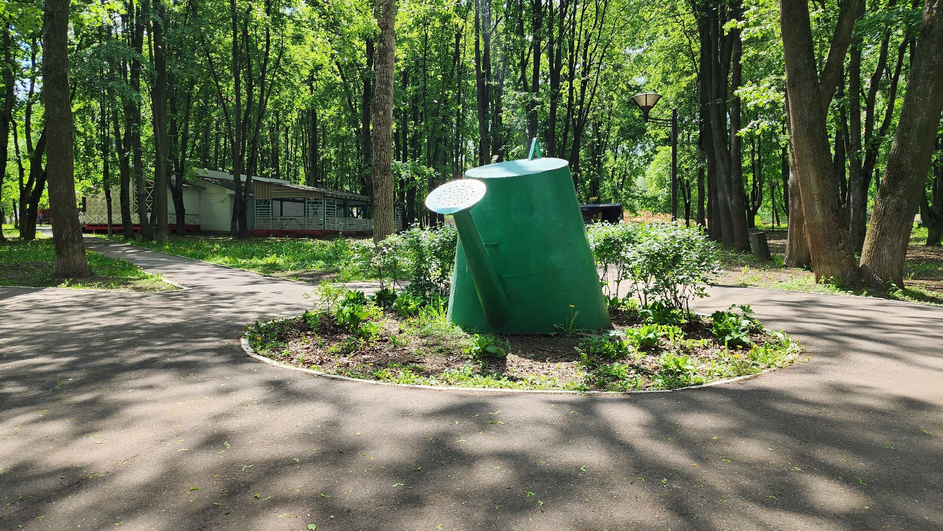 благоустройство парка, щёлково, центральный парк,