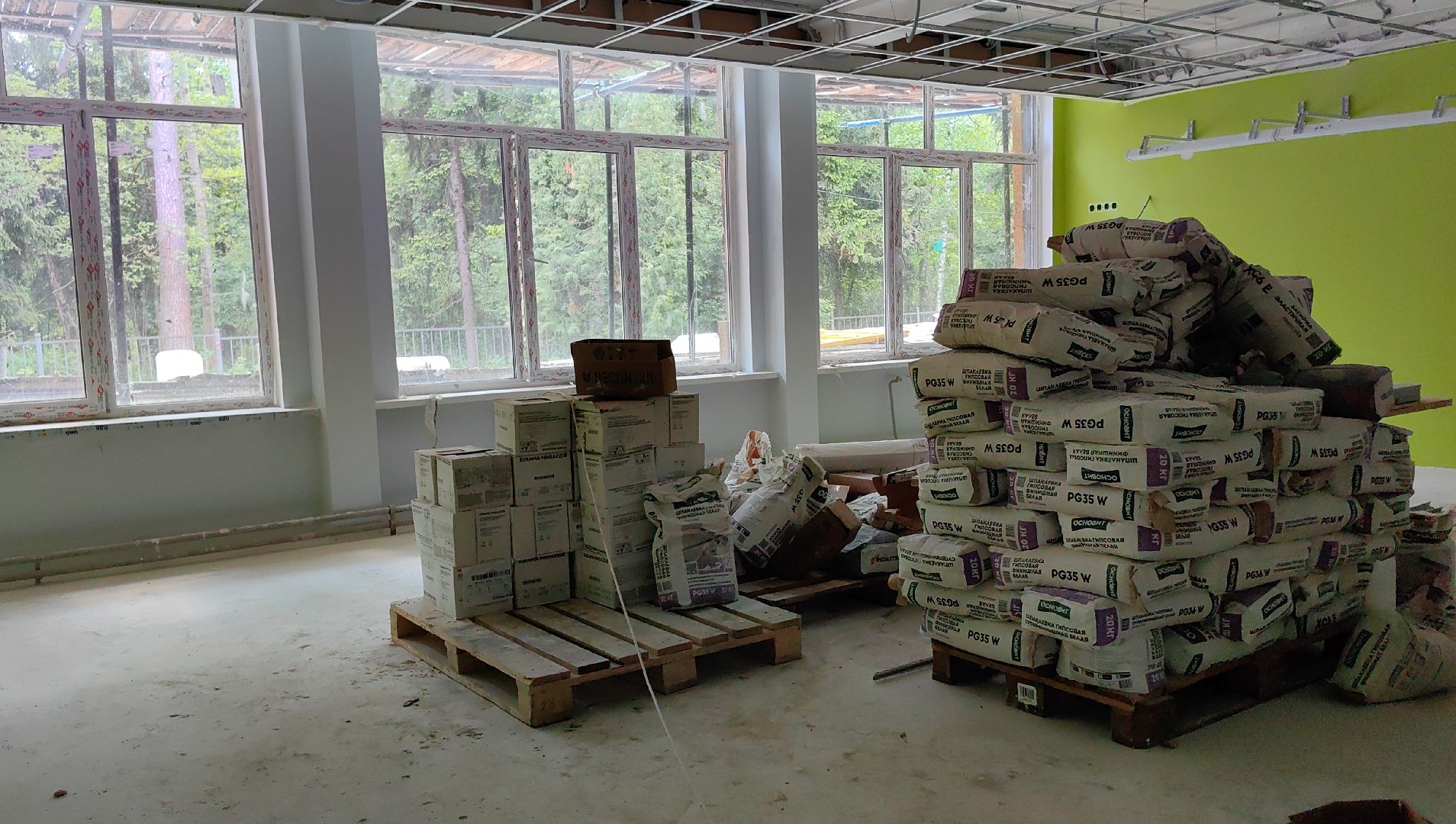 капремонт, окна, двери, демонтаж, школа,