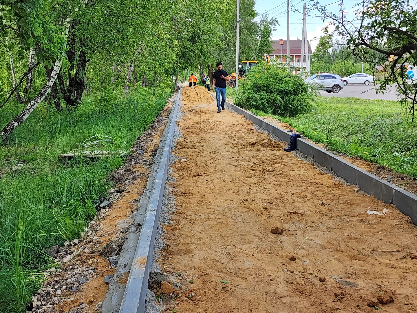 серпухов, народные тропы в серпухове, микрорайон ивановские дворики, улица юбилейная, дороги,