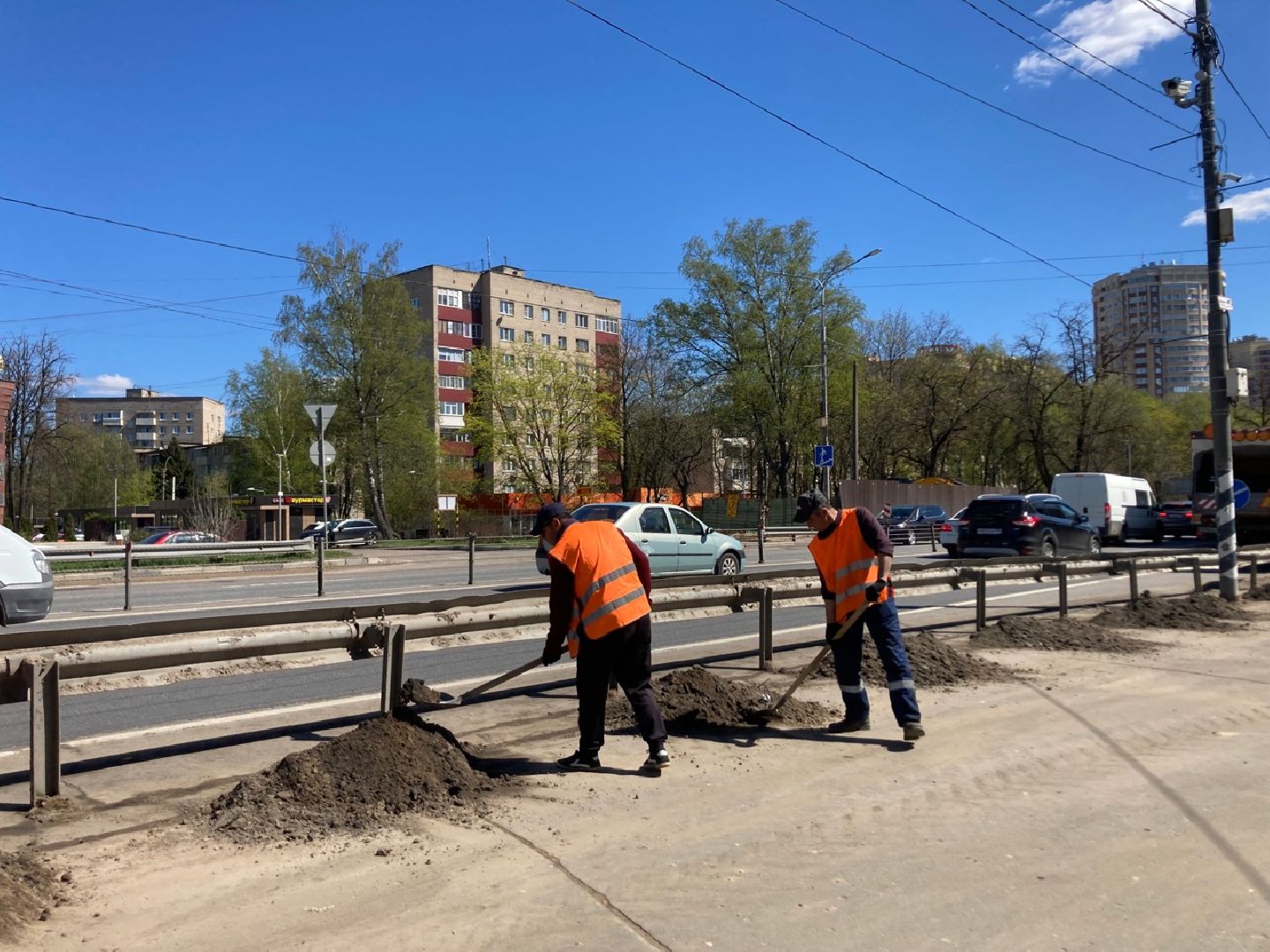 Солнечногорск, дороги, благоустройство, Ленинградское шоссе, обновление