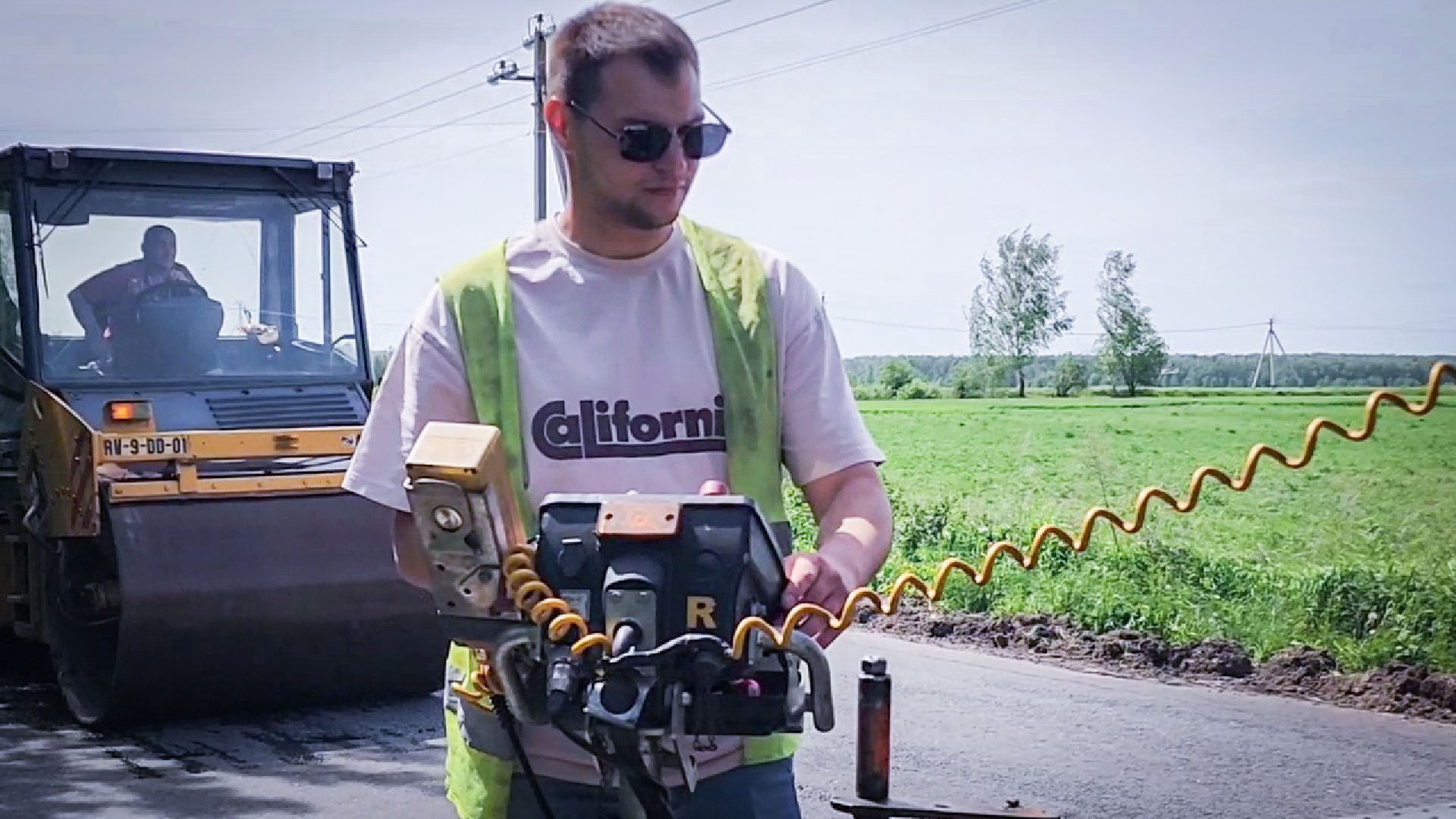 раменский округ , дороги,  ремонт дороги от деревни Семеновское ,