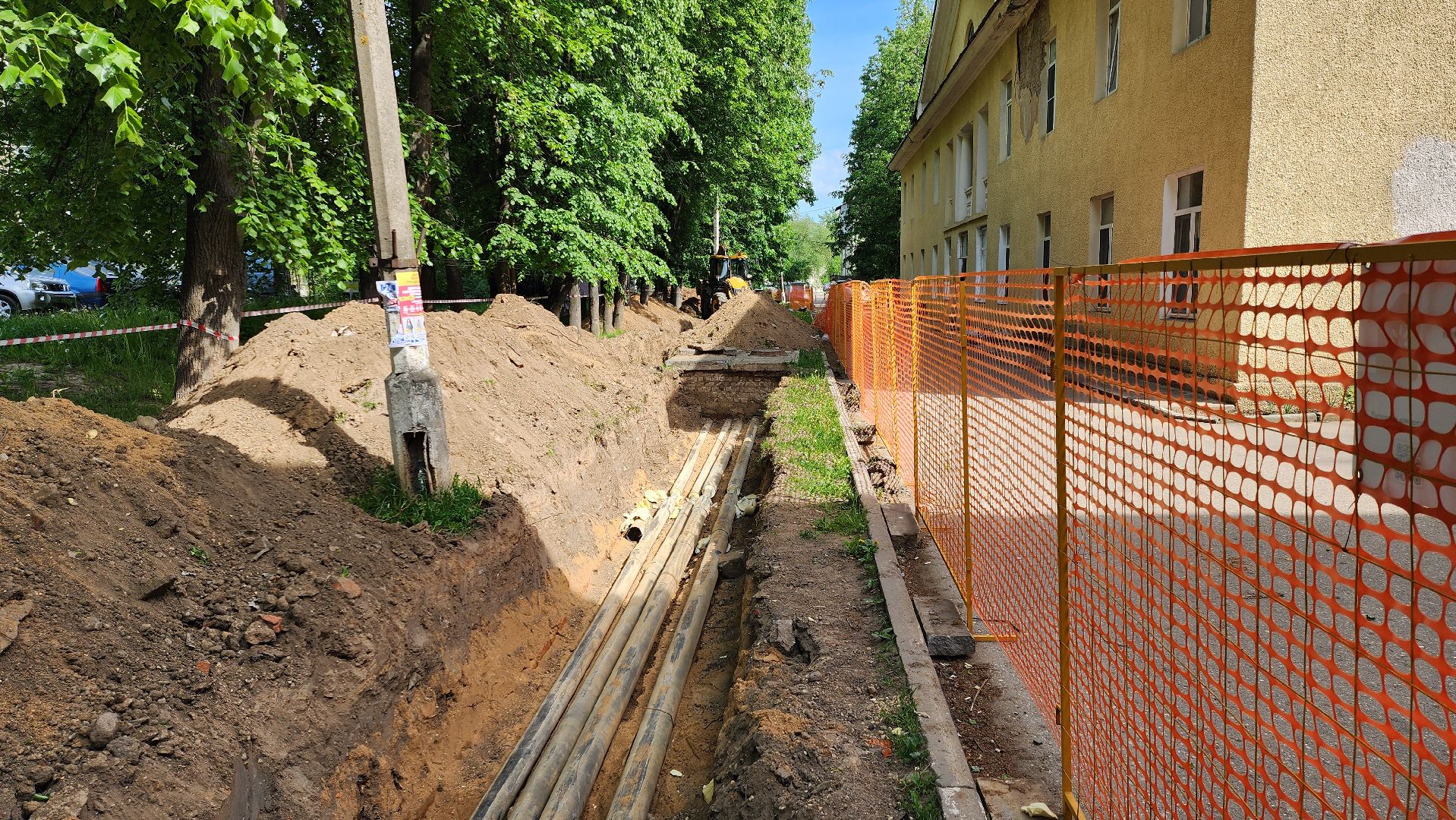 Руза, Тучково, жкх, Ремонт теплосетей ,