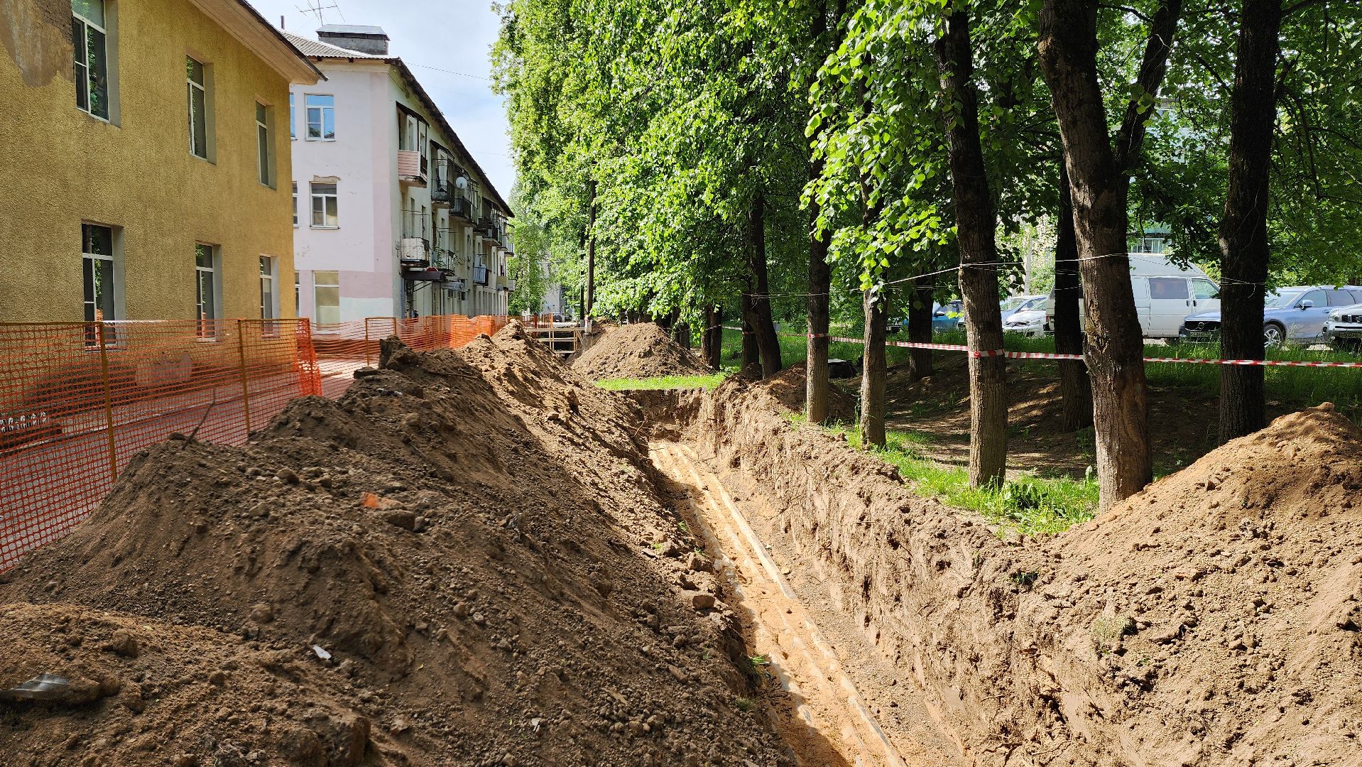 Руза, Тучково, жкх, Ремонт теплосетей ,