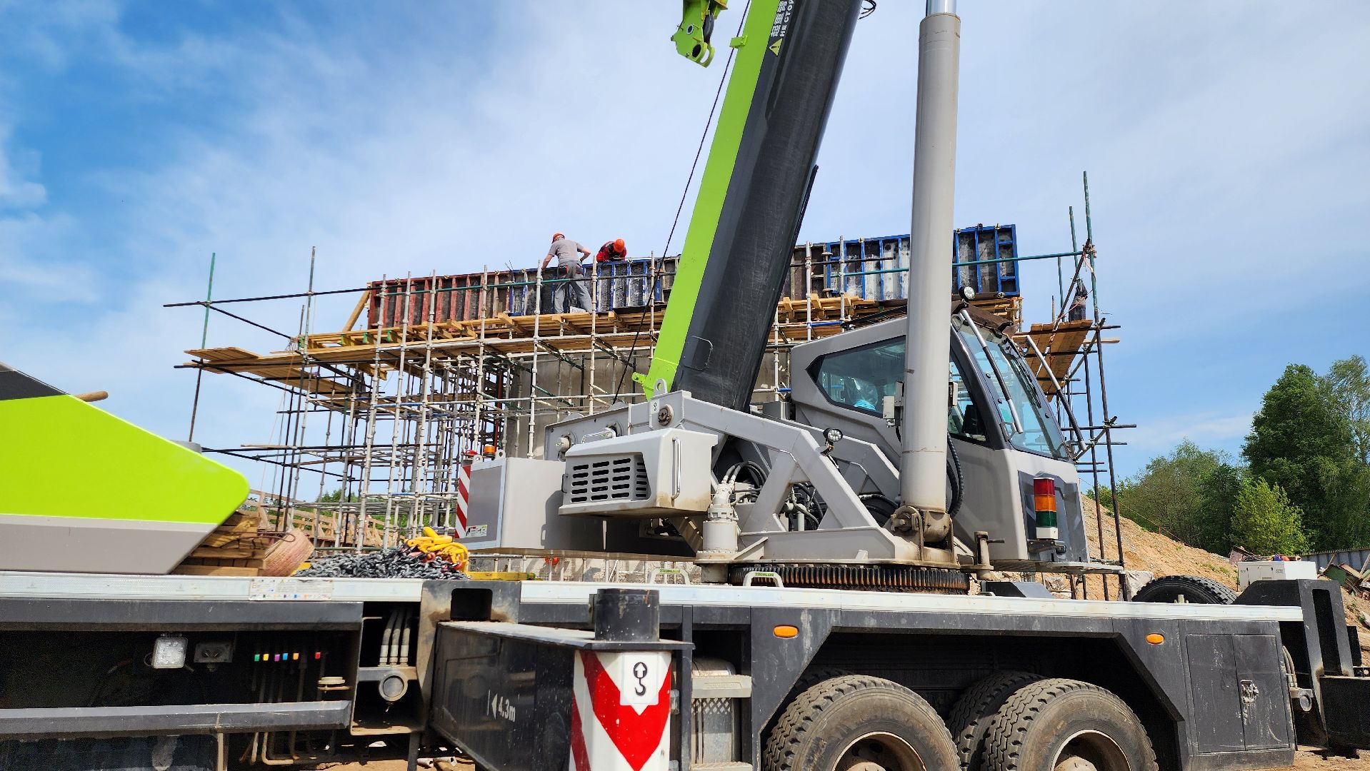 Руза, Поречье, Ремонт моста ,