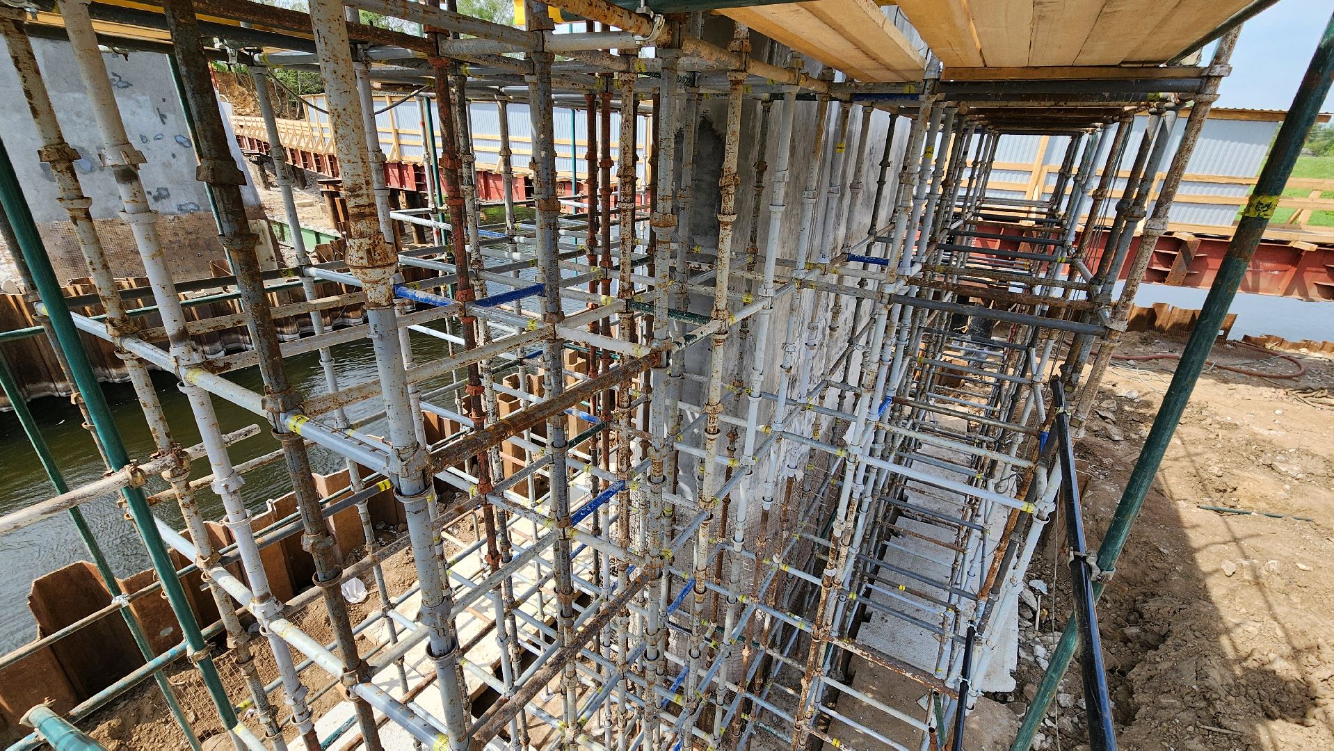 Руза, Поречье, Ремонт моста ,