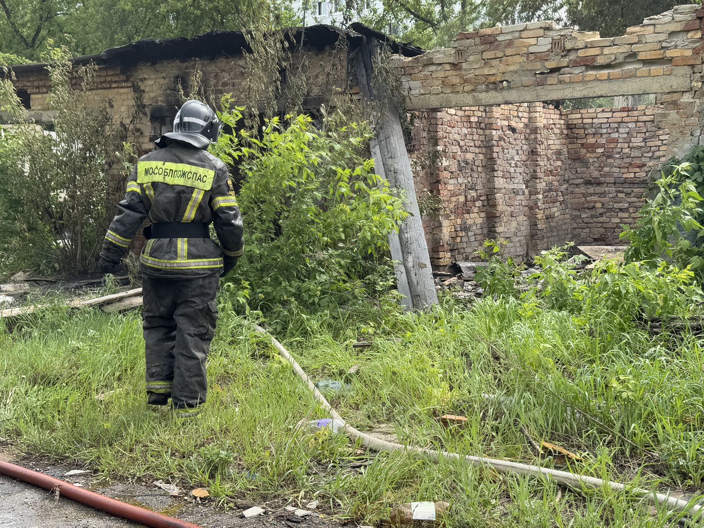 пожар, балашиха, первомайская улица, мчс,