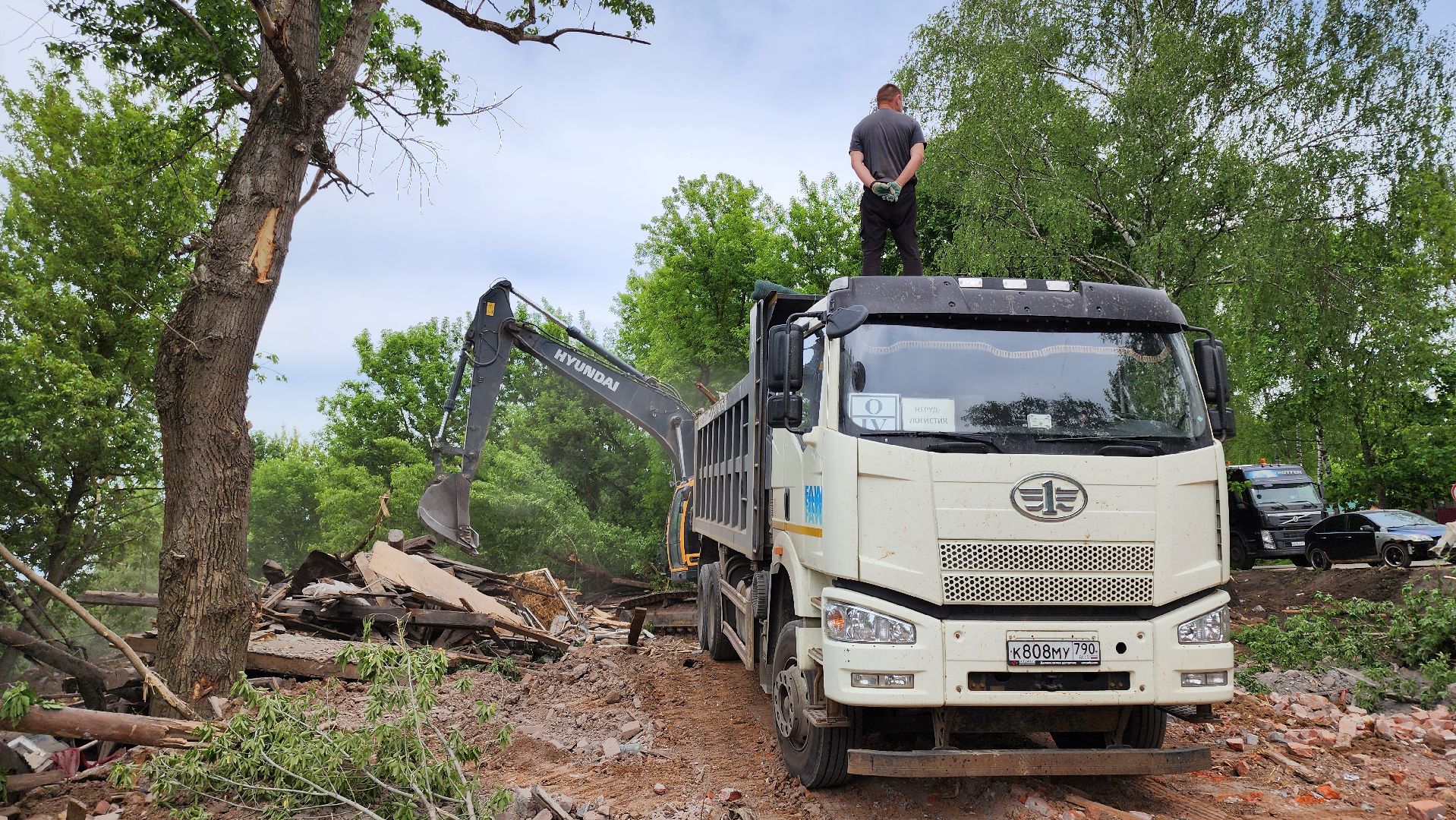 кашира, аварийный дом, снос аварийного жилья, расселение аварийного жилья, демонтаж,