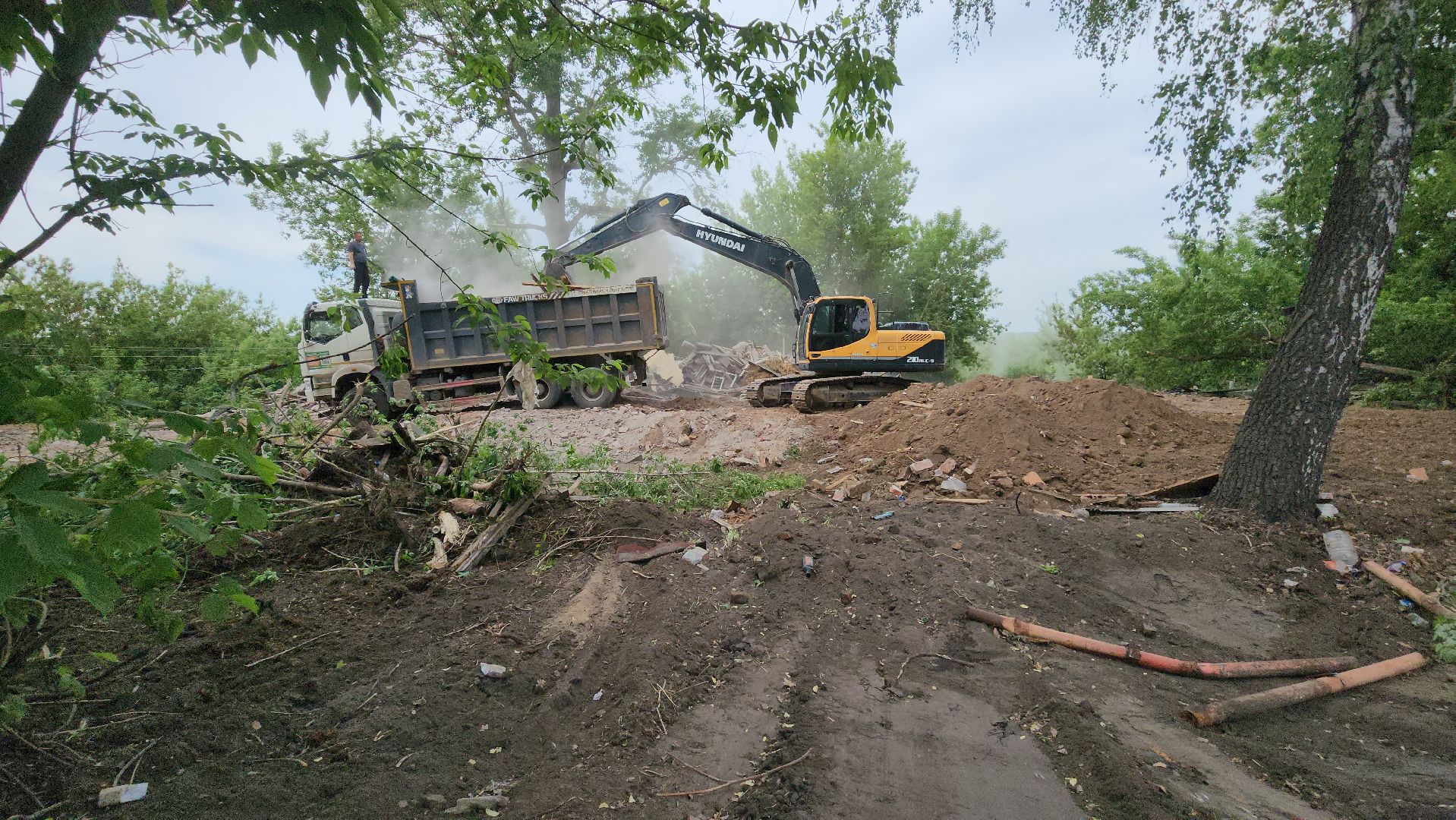 кашира, аварийный дом, снос аварийного жилья, расселение аварийного жилья, демонтаж,