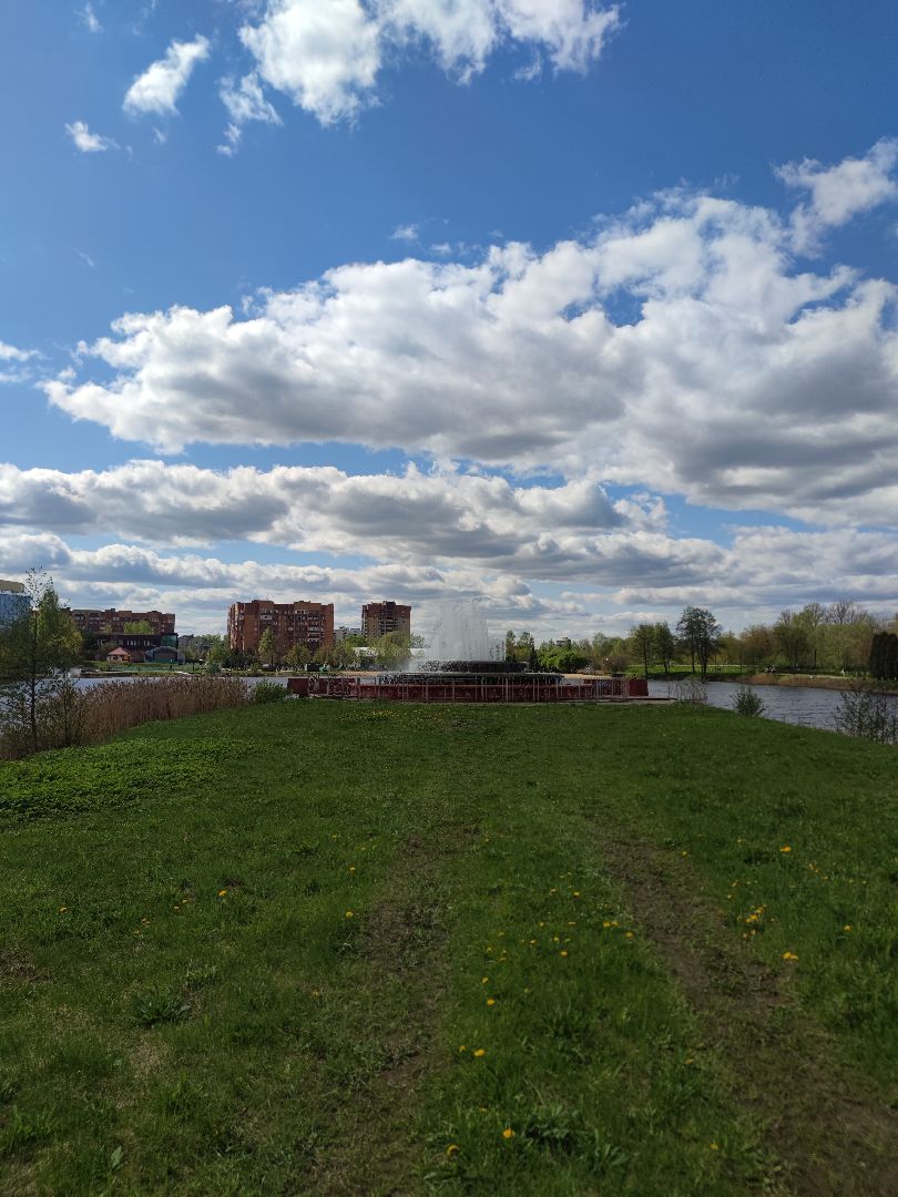 включение фонтанов, благоустройство, Дубна