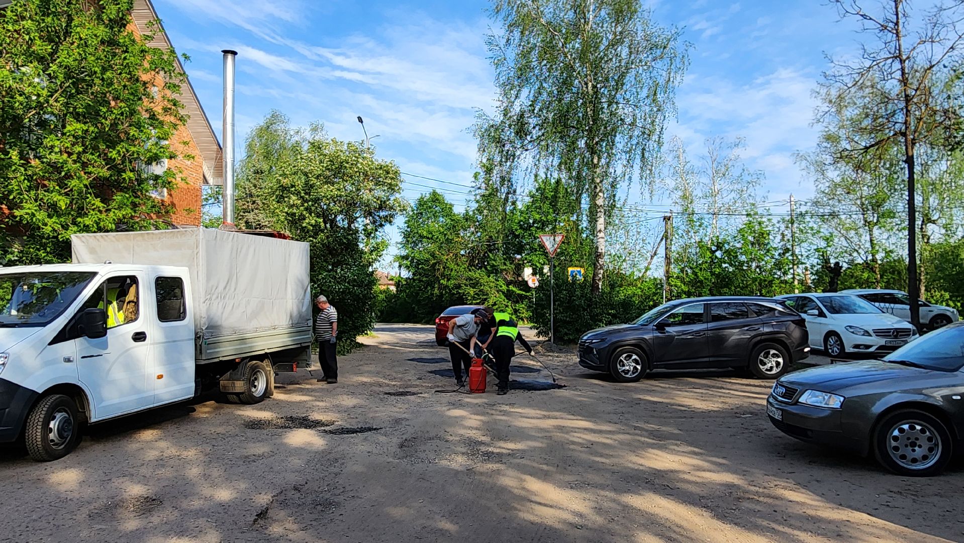 истра, благоустройство, ямочный ремонт, добродел,