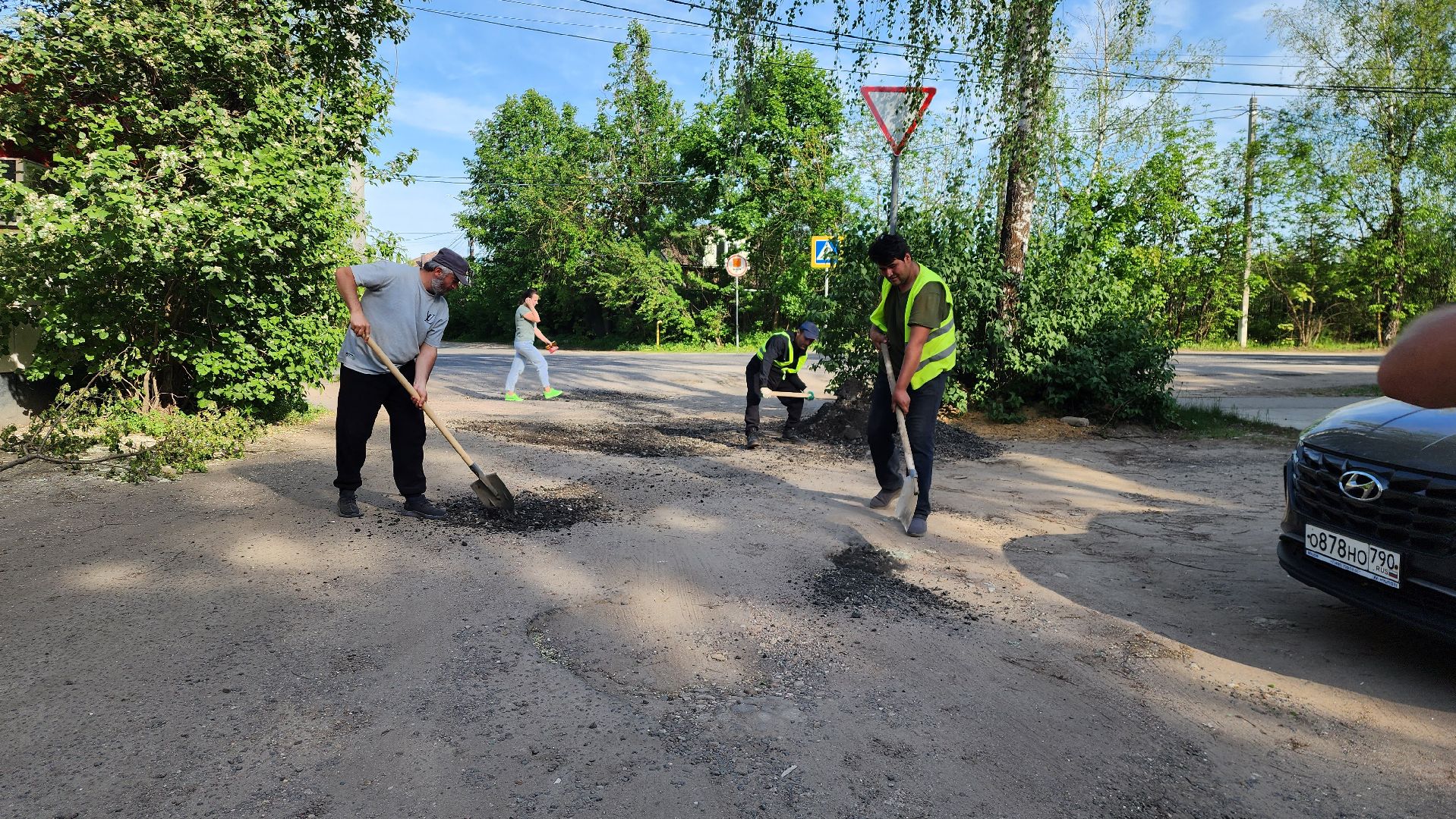 истра, благоустройство, ямочный ремонт, добродел,