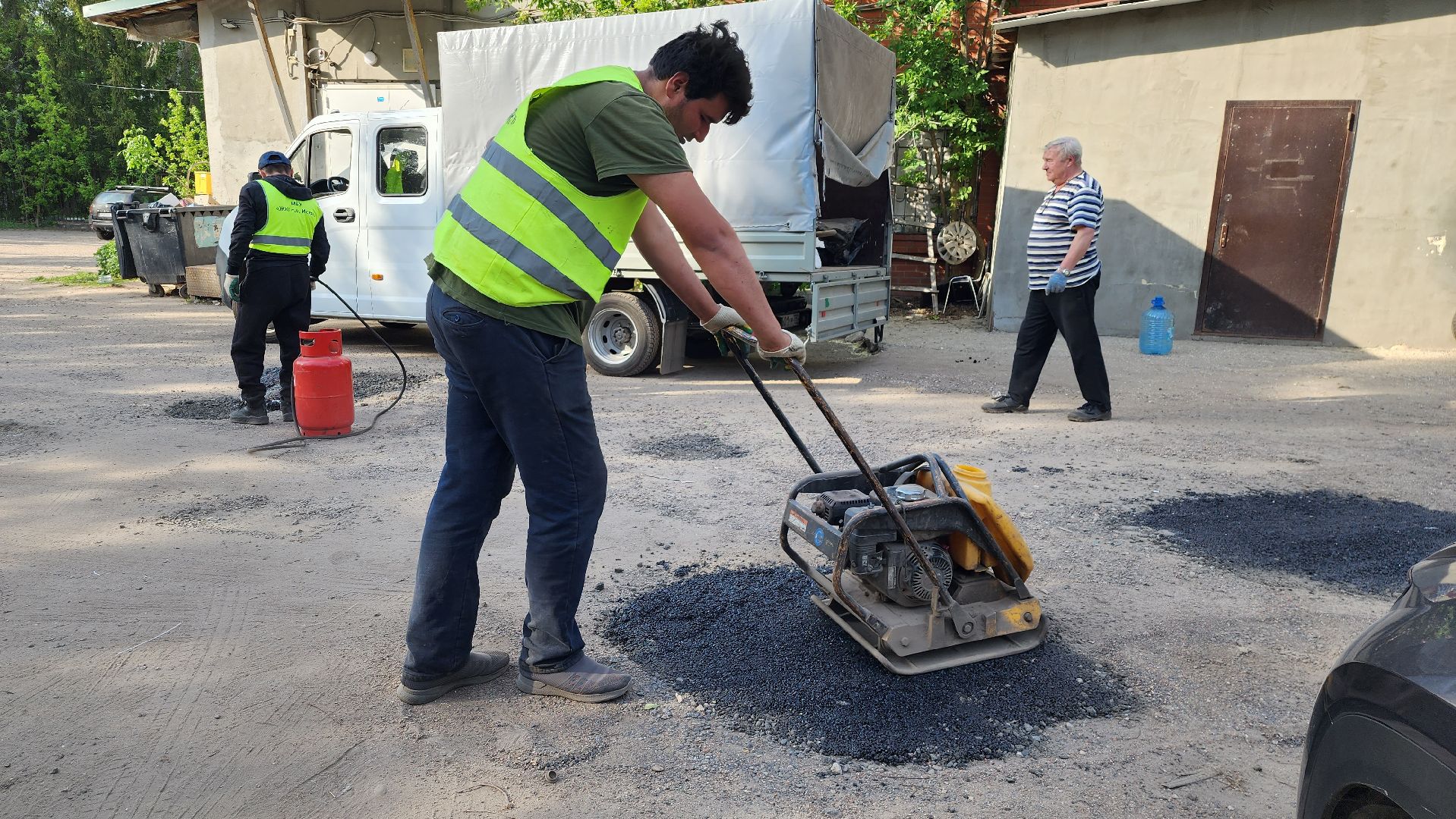 истра, благоустройство, ямочный ремонт, добродел,