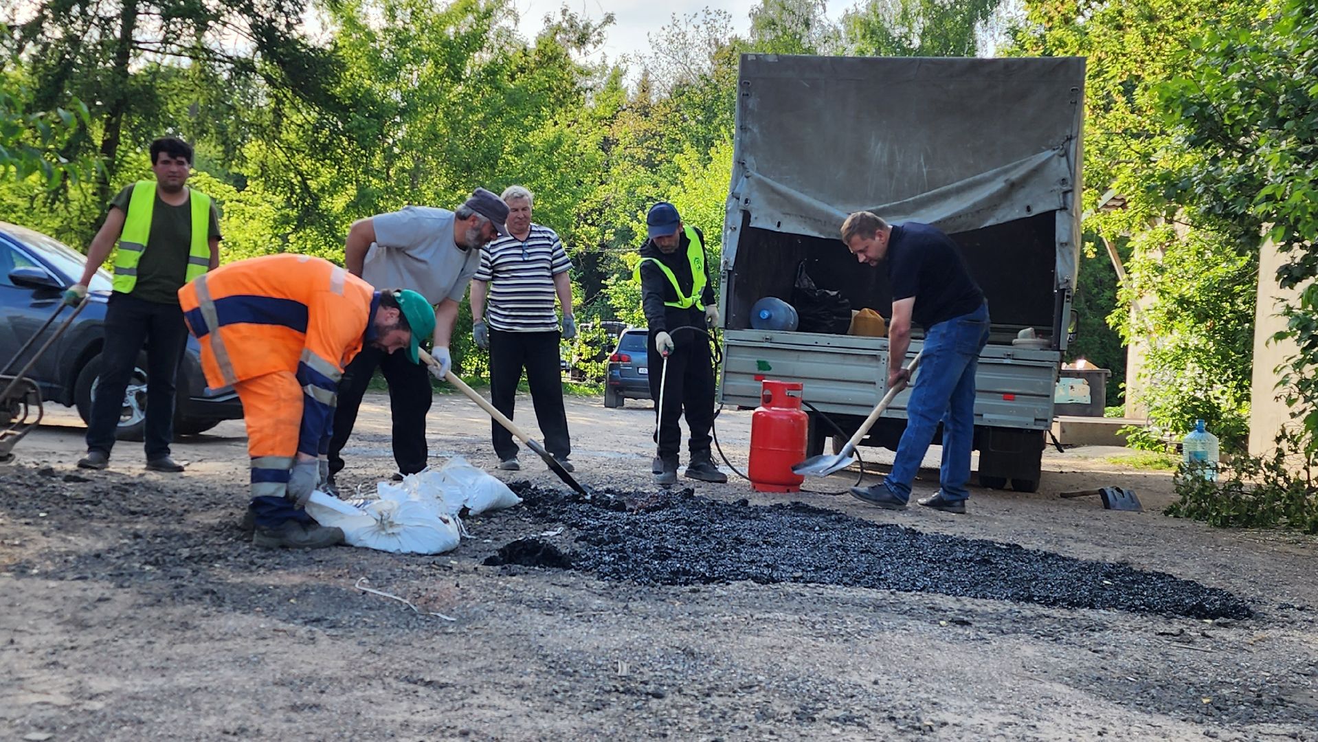 истра, благоустройство, ямочный ремонт, добродел,