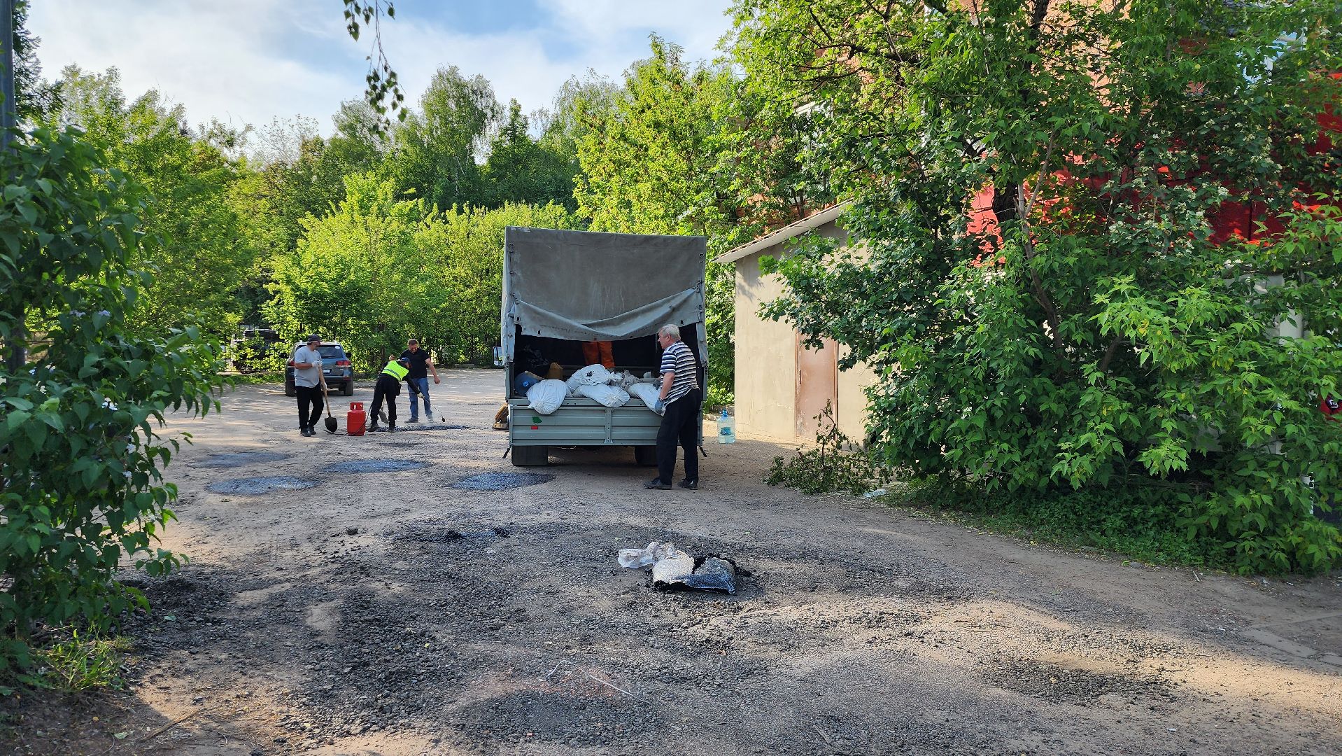 истра, благоустройство, ямочный ремонт, добродел,