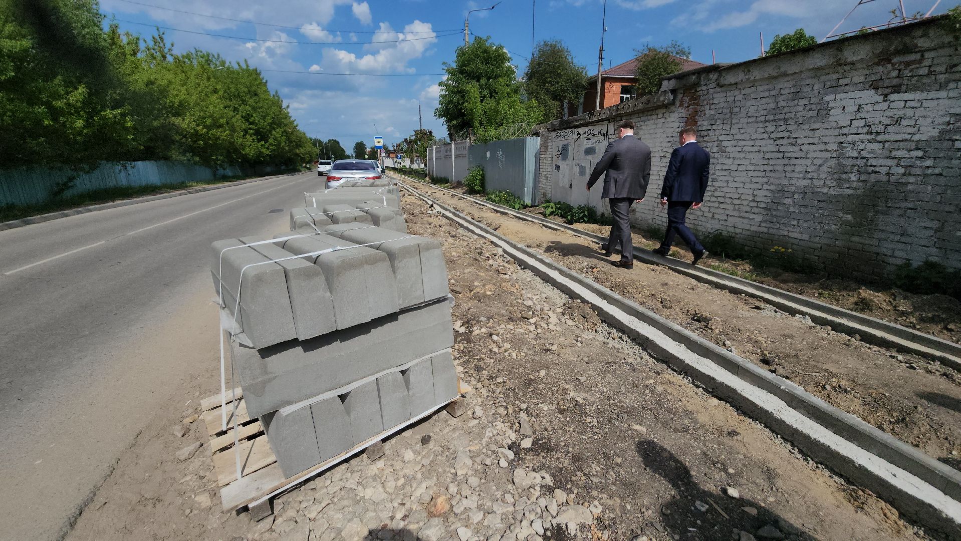 серпухов, улица подольская, улица новокольцевая, ремонт тротуаров, ремонт дорог,