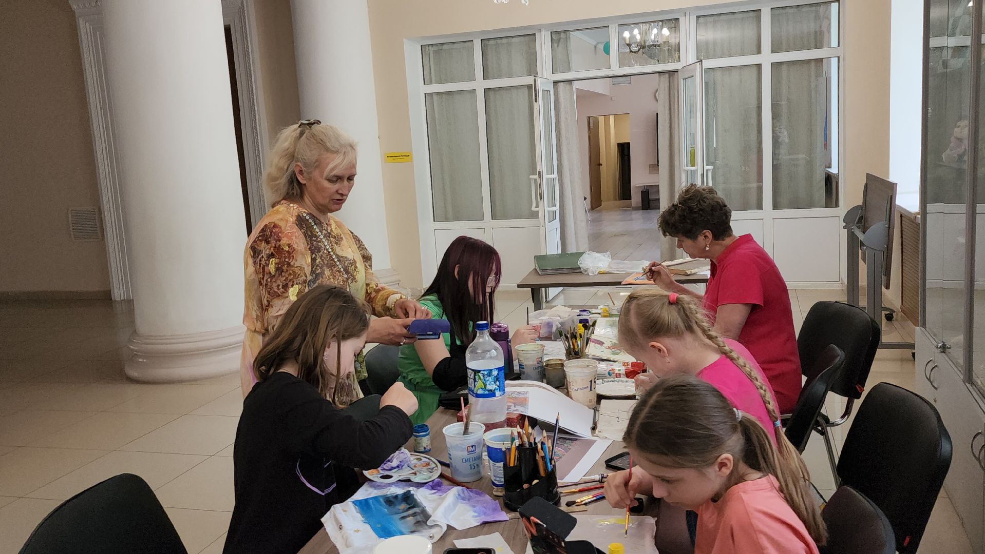 прикладное искусство, мастер-класс, Рисование на ткани, щёлково,