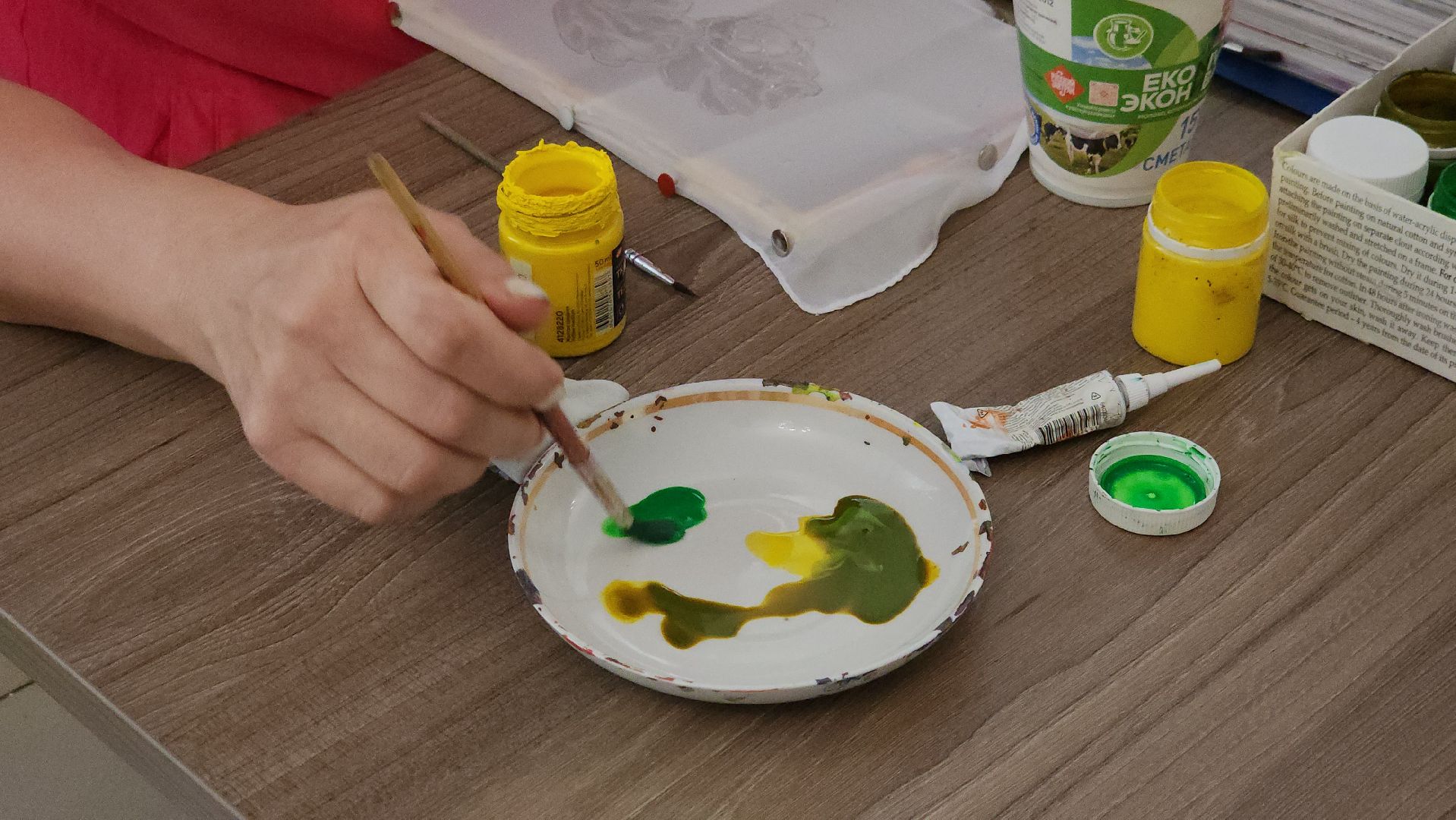 прикладное искусство, мастер-класс, Рисование на ткани, щёлково,