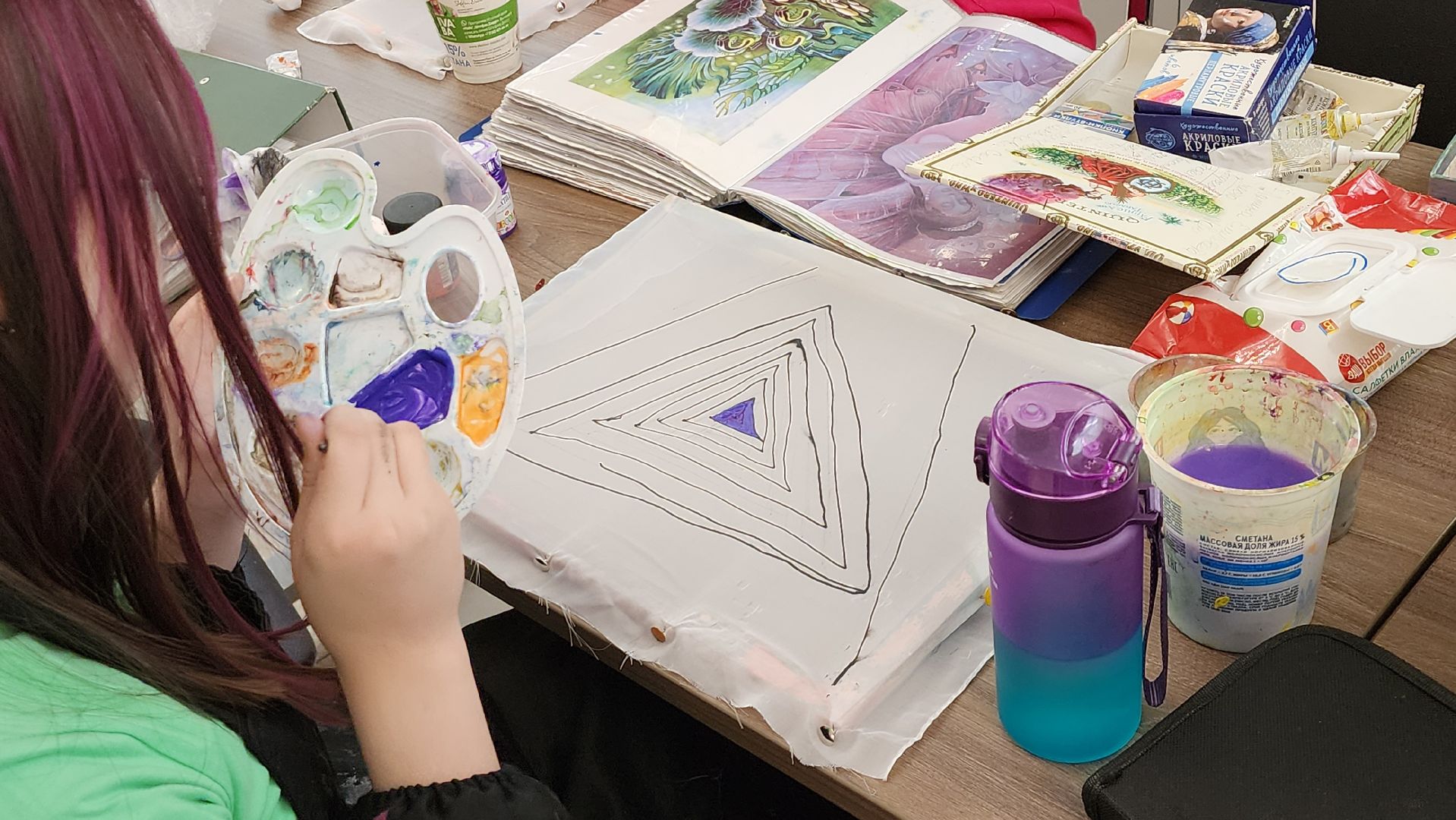 прикладное искусство, мастер-класс, Рисование на ткани, щёлково,