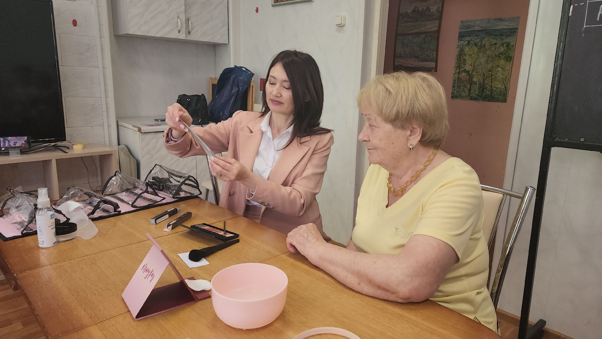 пушкино, центр социального обслуживания, косметология, уход за кожей, уход за лицом, красота, активное долголетие,