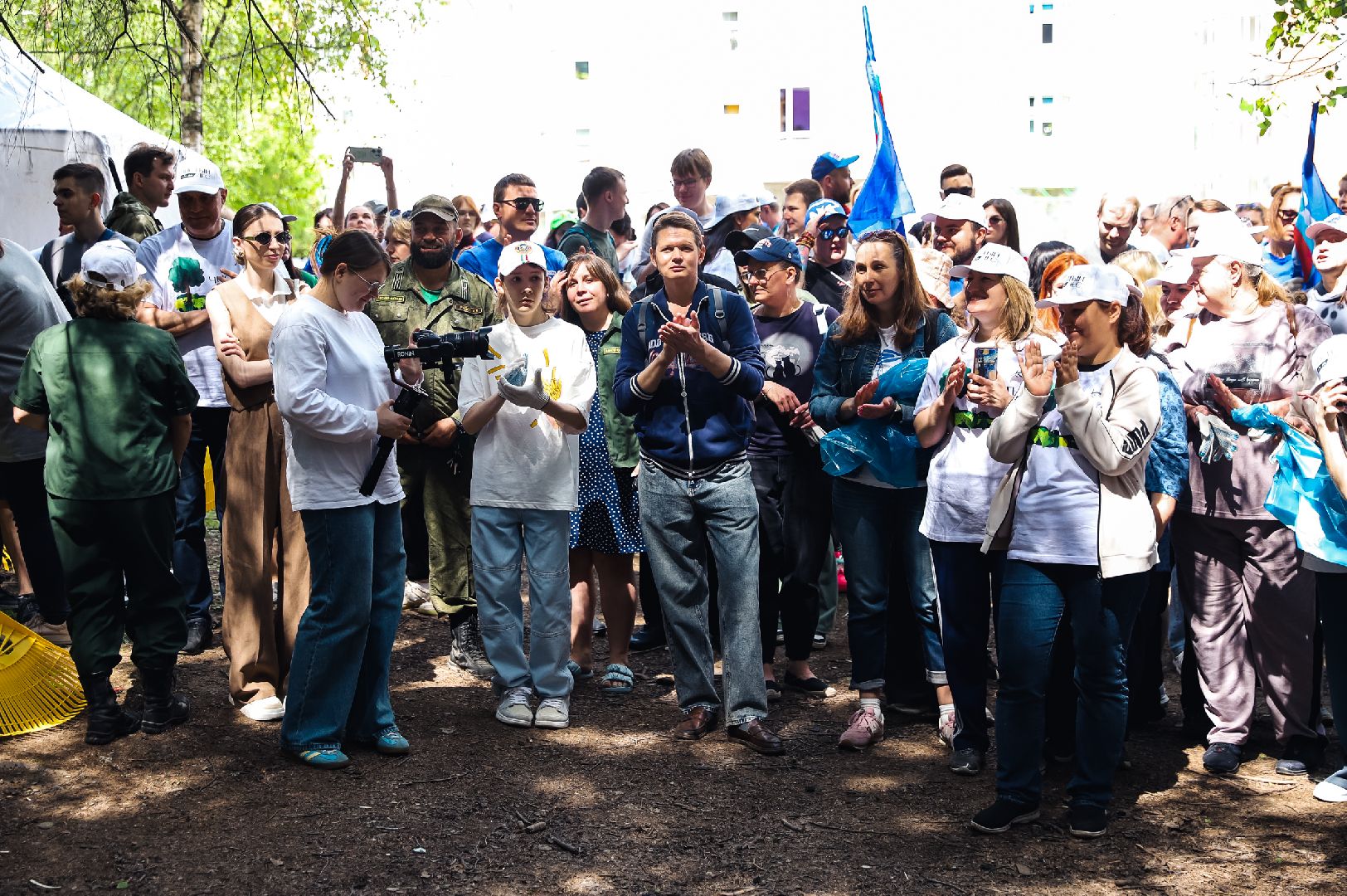 экоакция, лес, мусор,