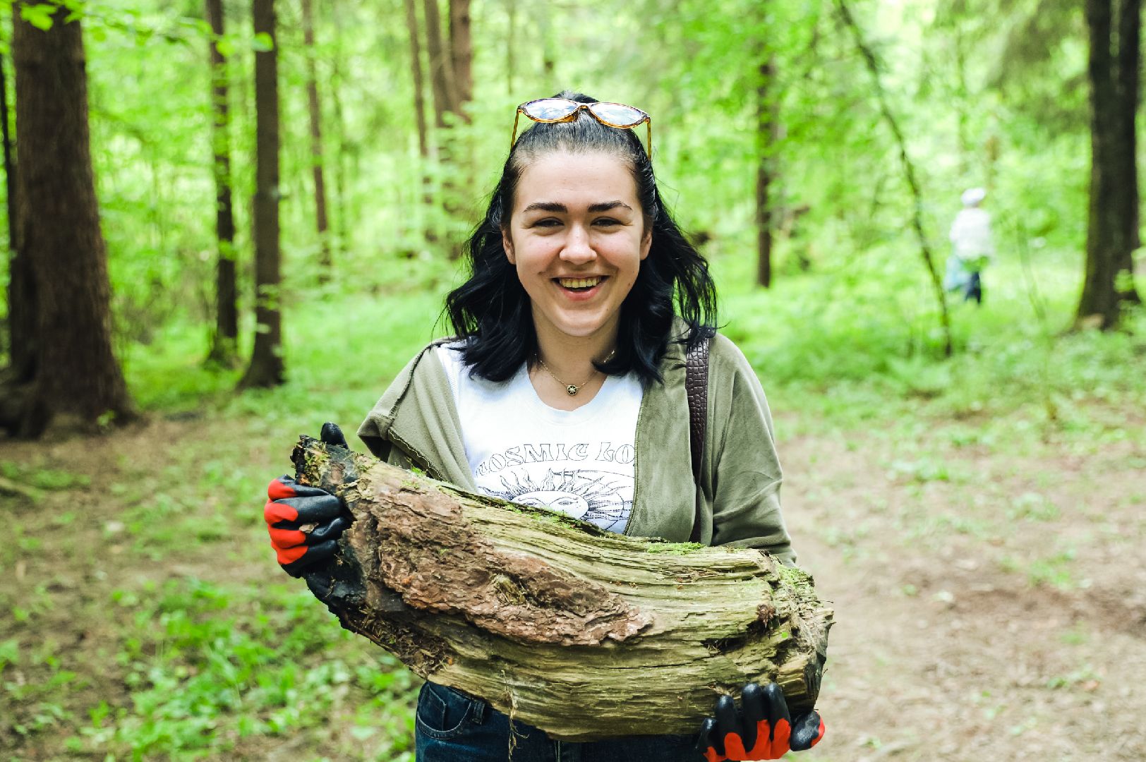 экоакция, лес, мусор,