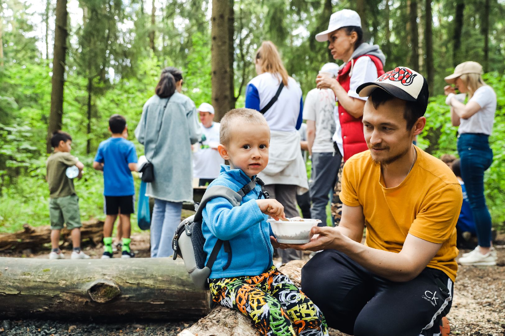 экоакция, лес, мусор,