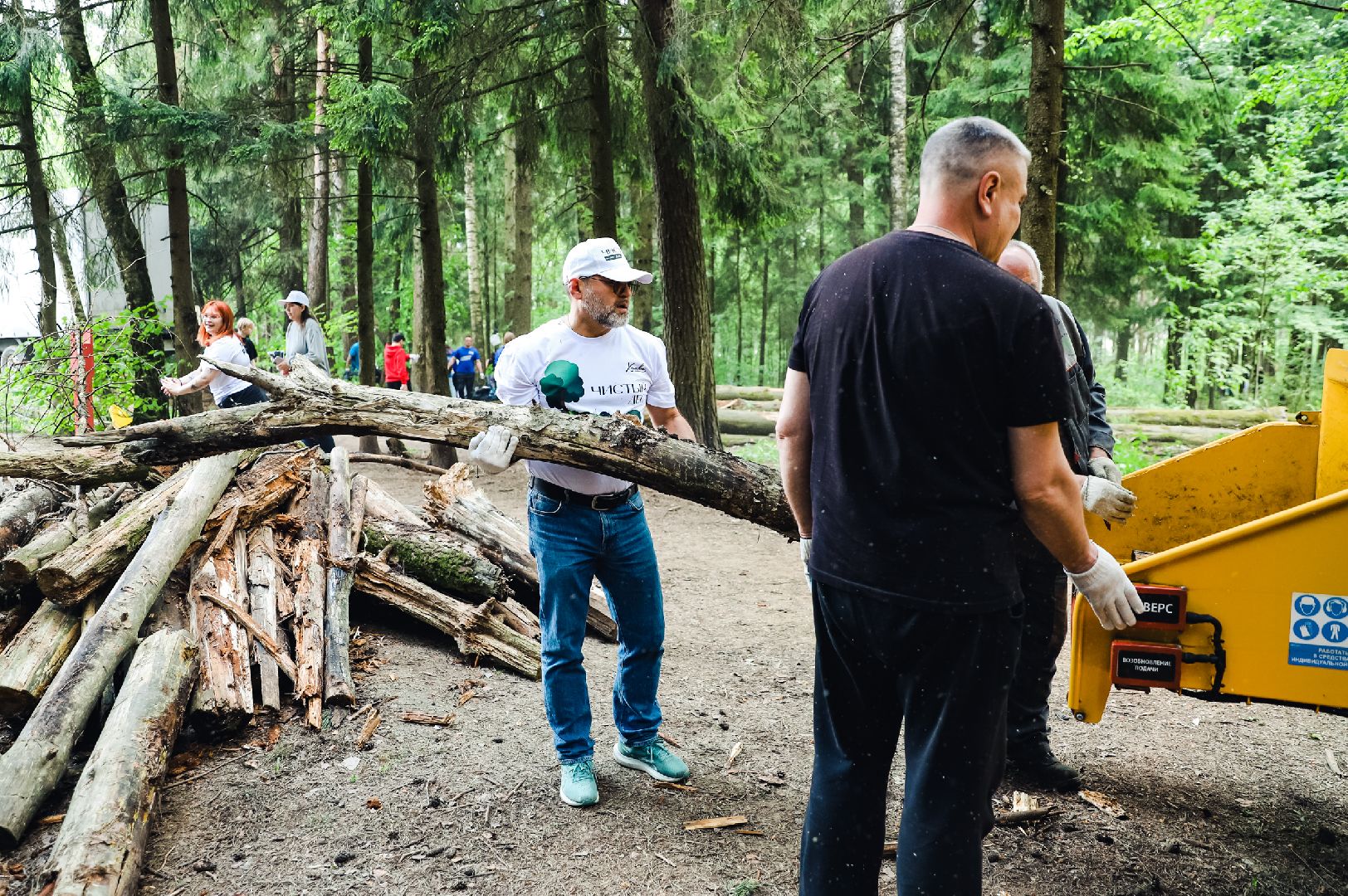 экоакция, лес, мусор,