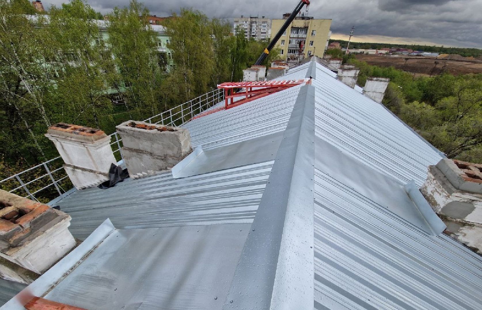 ремонт крыши,