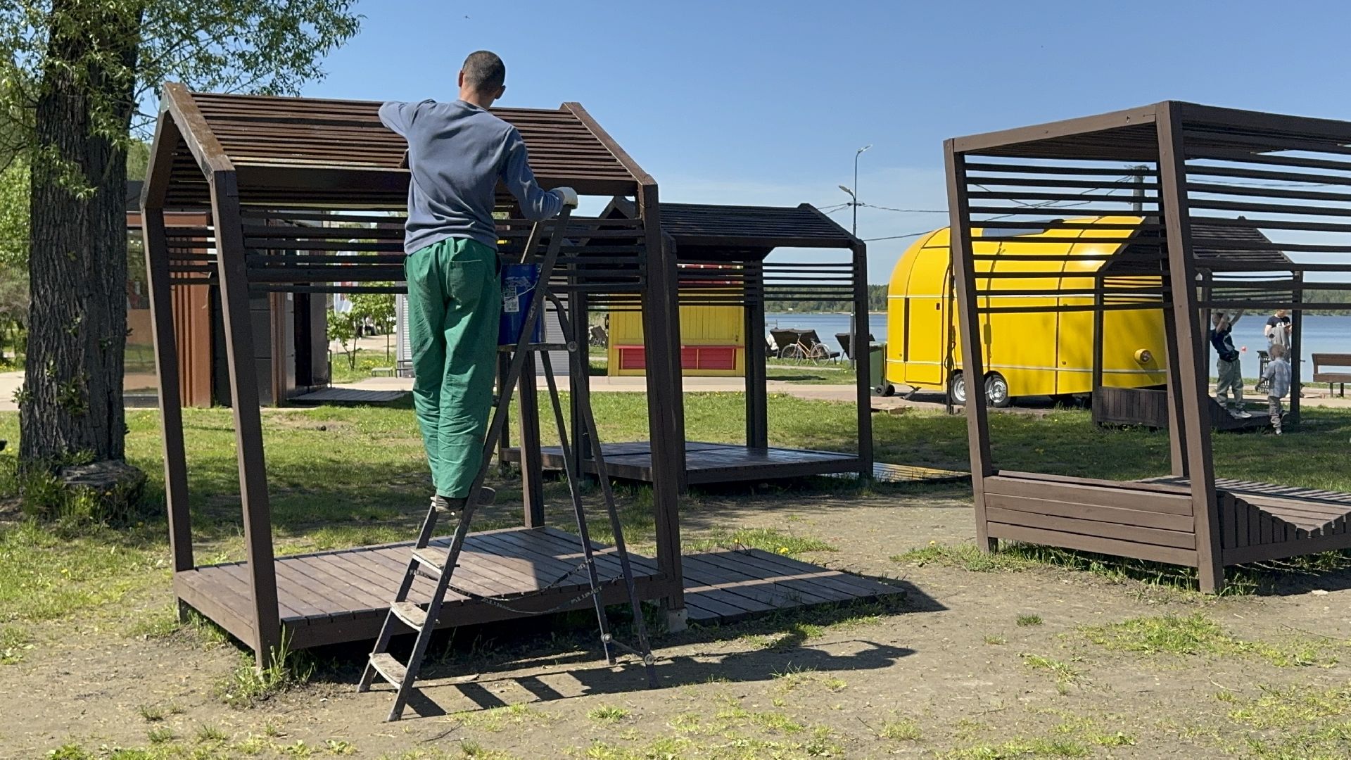 солнечногорск, летний сезон, порядок, цветы, жители,