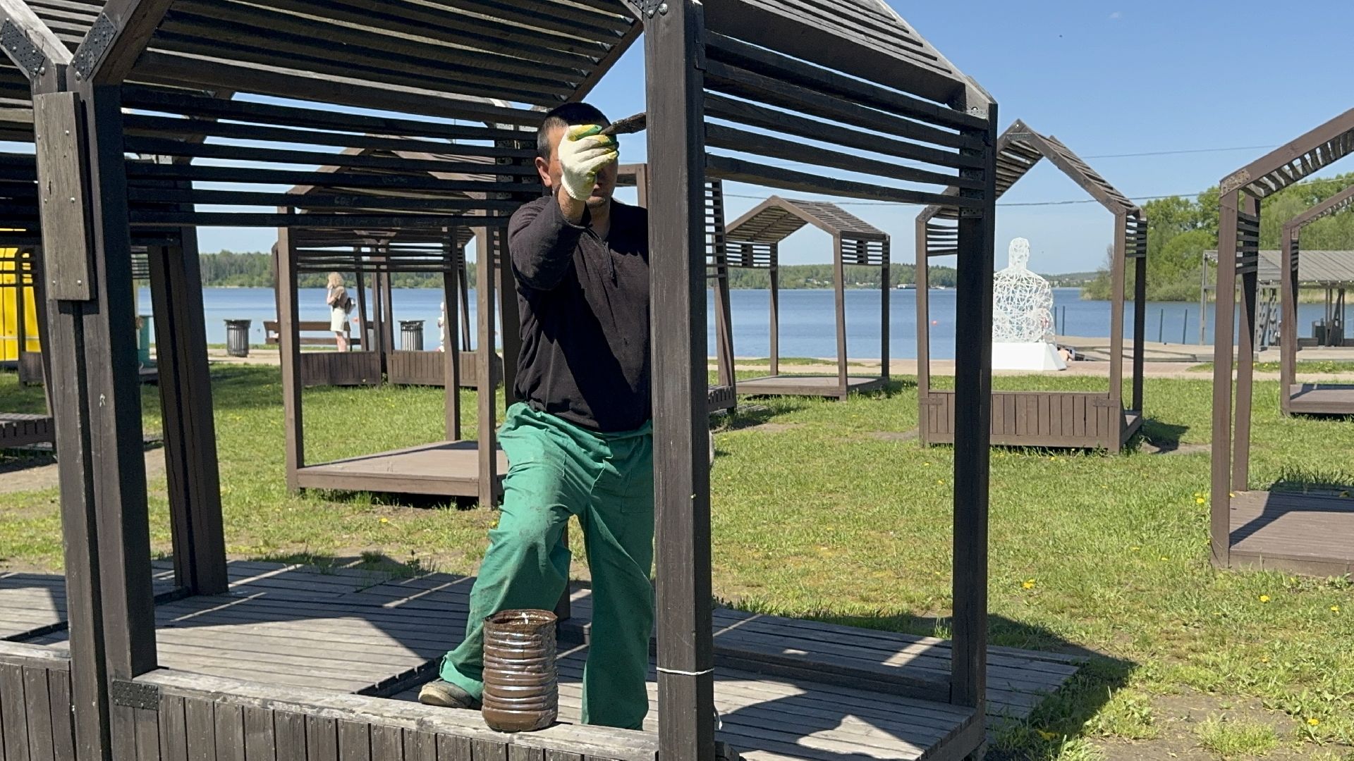 солнечногорск, летний сезон, порядок, цветы, жители,