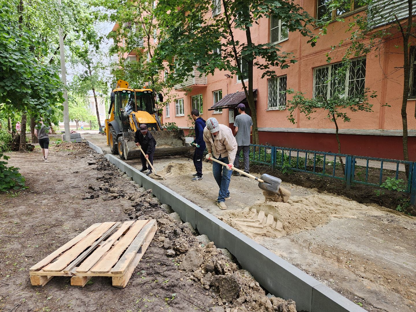 серпухов, подмосковье, благоустройство дворовой территории,