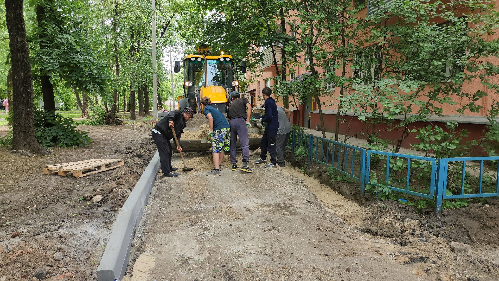 серпухов, подмосковье, благоустройство дворовой территории,