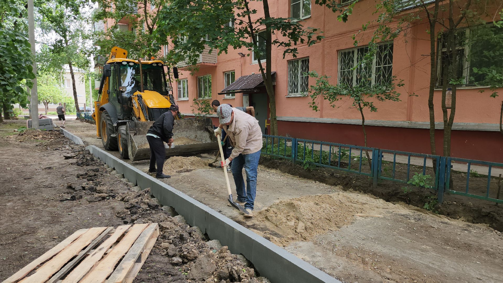 серпухов, подмосковье, благоустройство дворовой территории,