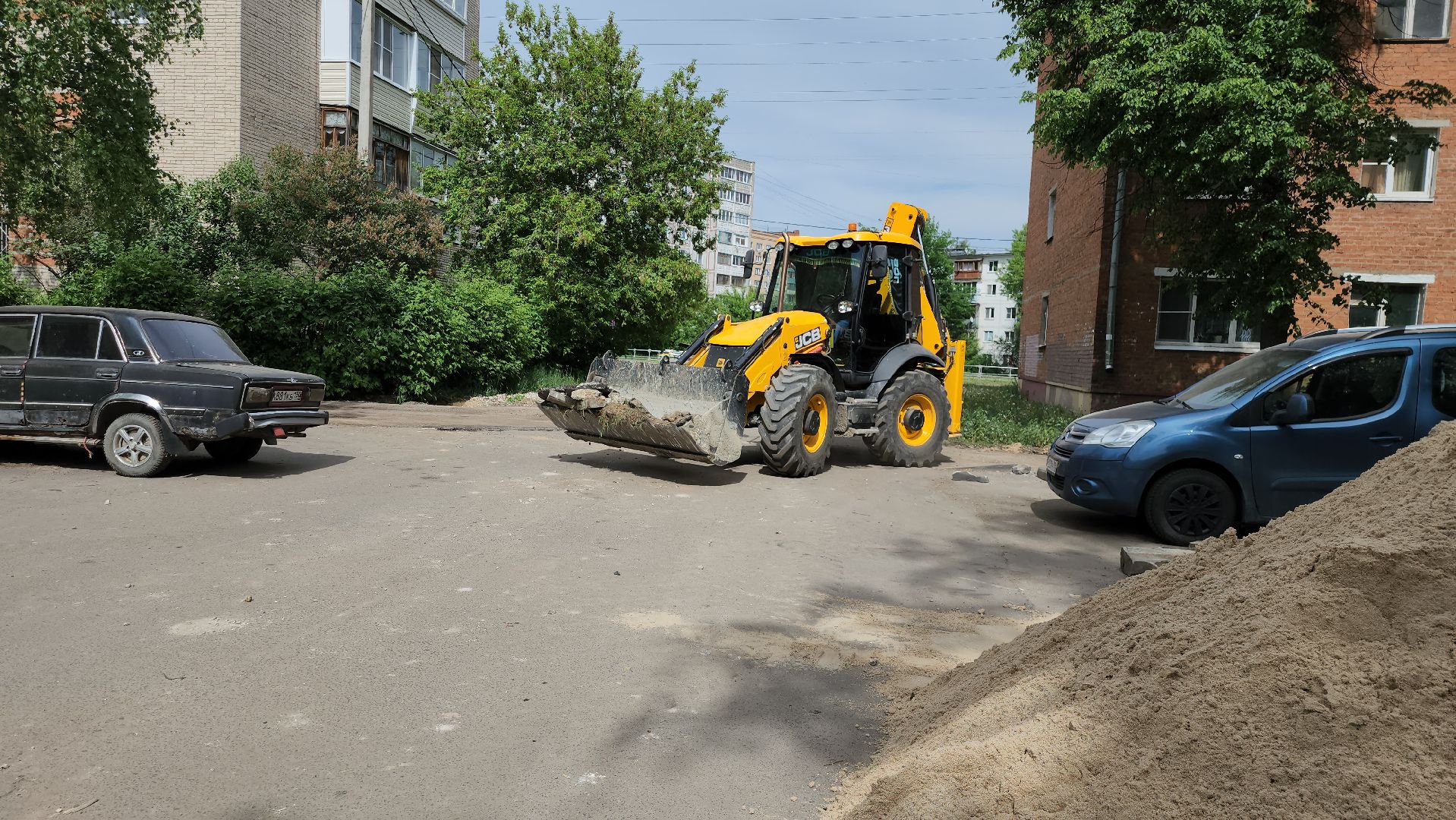 серпухов, подмосковье, благоустройство дворовой территории,