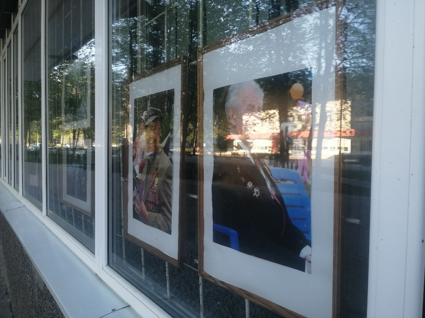 ветераны, ВОВ, Протвино, День Победы, окна, музей