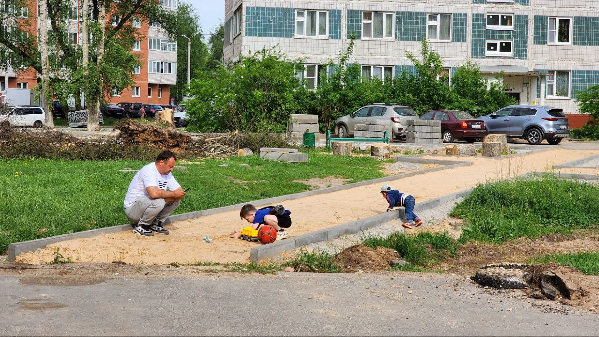 Дмитров, Благоустройство, Минблаго, Микрорайон Космонавтов,