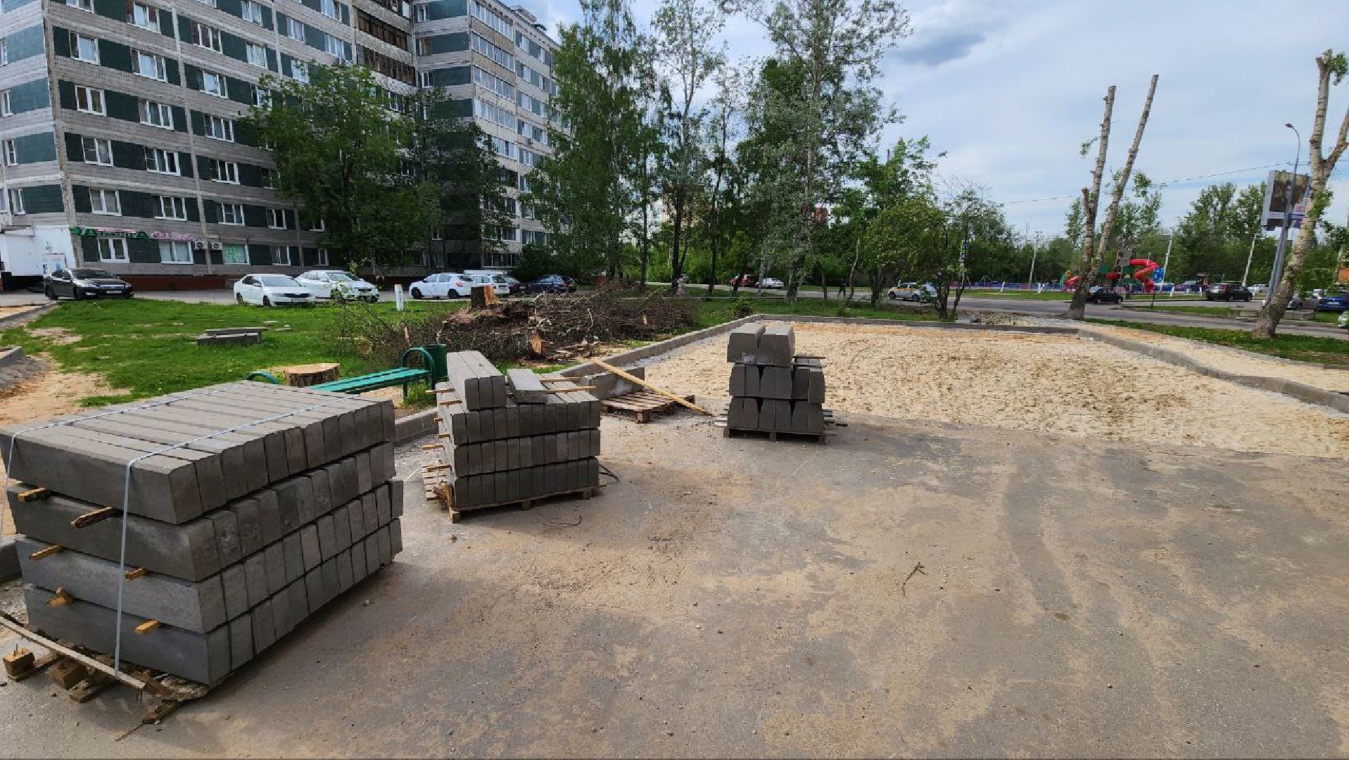 Дмитров, Благоустройство, Минблаго, Микрорайон Космонавтов,