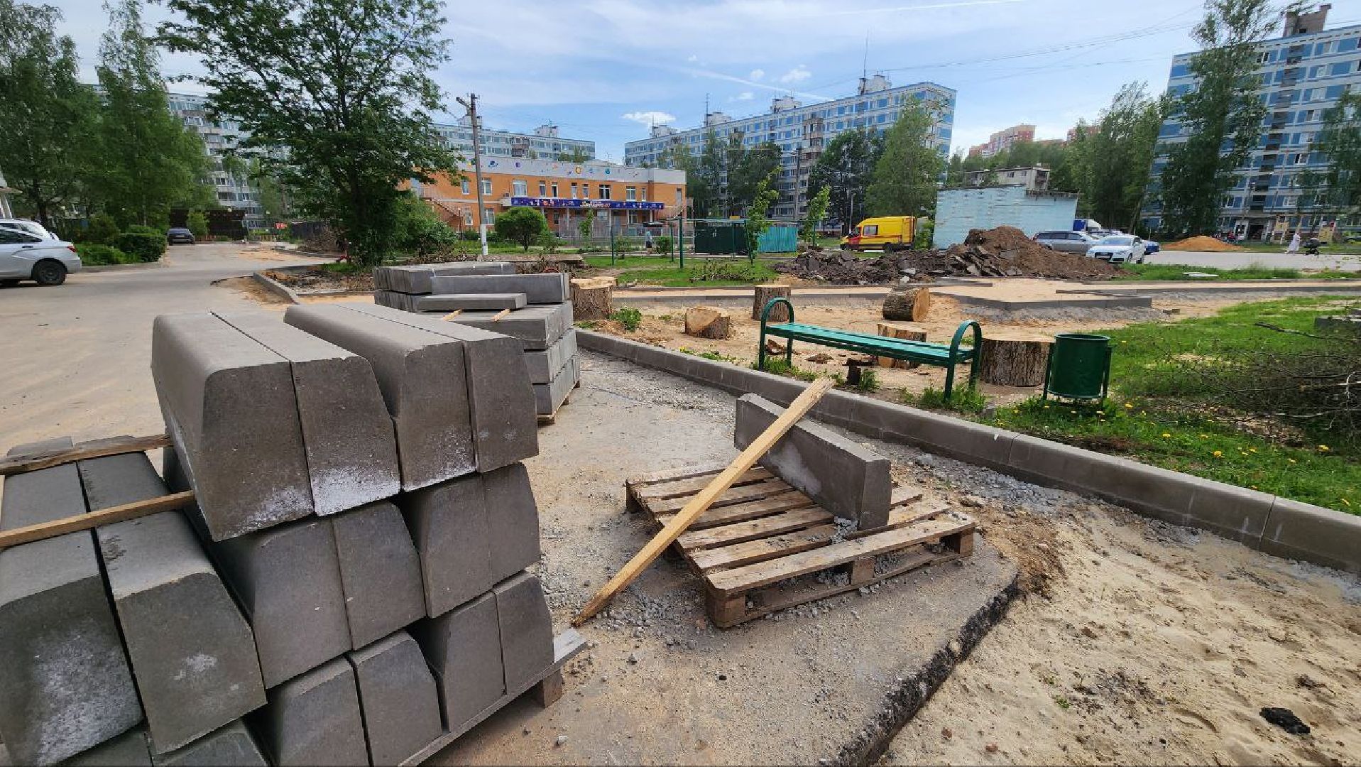 Дмитров, Благоустройство, Минблаго, Микрорайон Космонавтов,