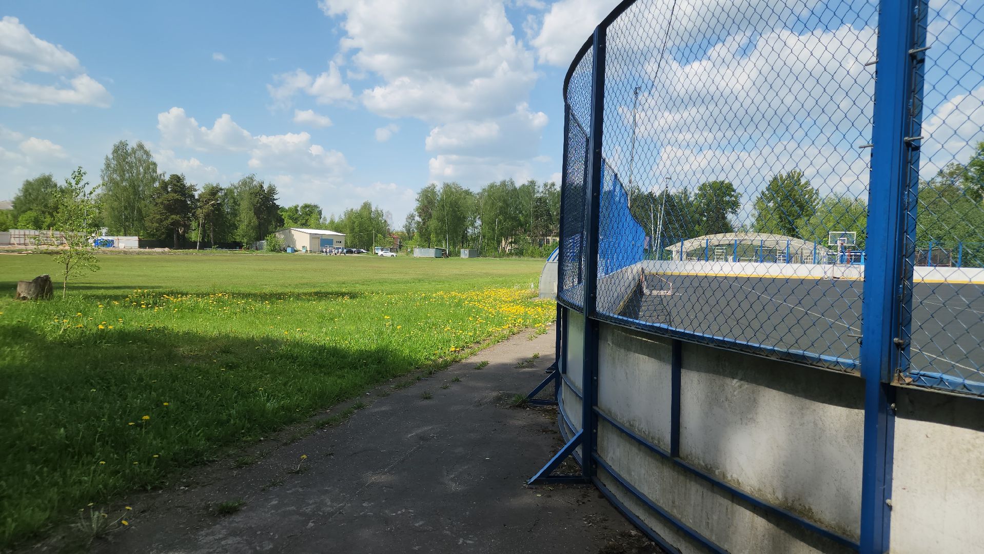 ремонт стадиона, ликино-дулево, орехово-зуевский техникум,