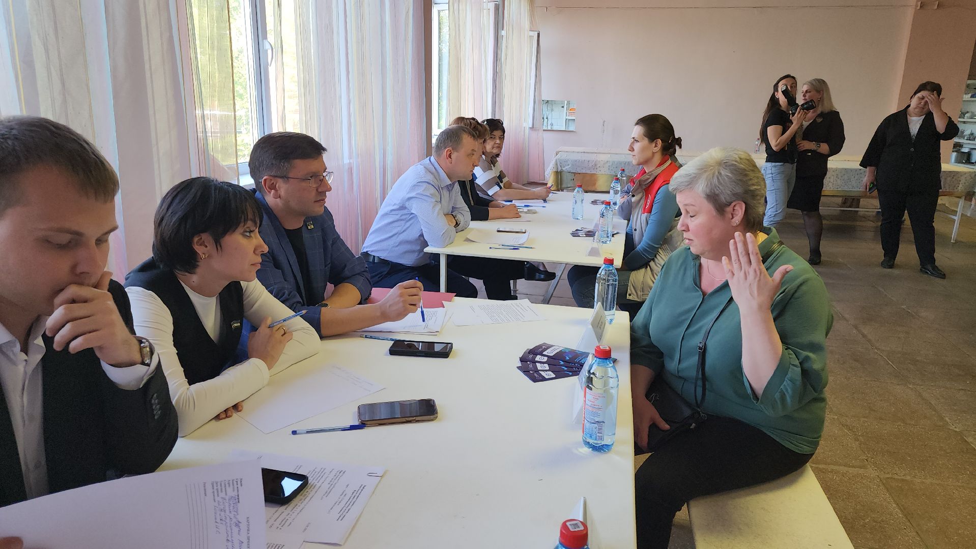 кашира, школа, выездная администрация, дороги, троутар, водоотведение, школьники,