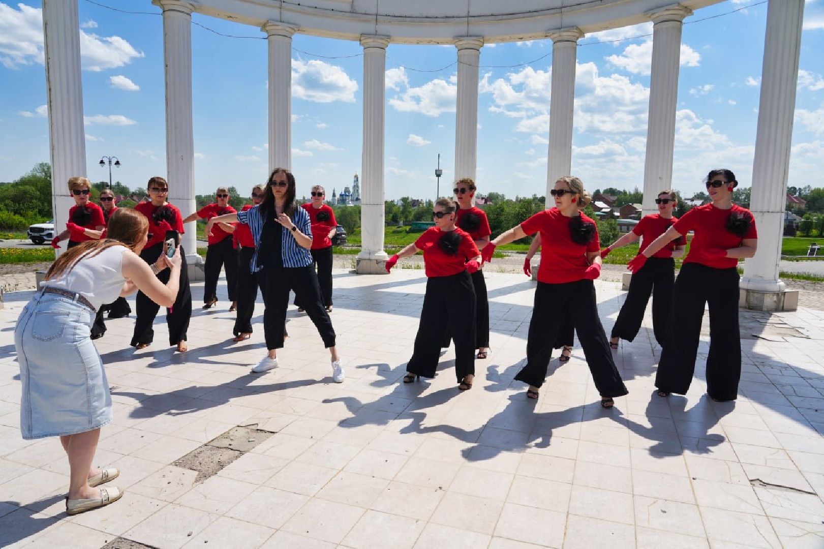 сергиев посад, флешмоб, творчество , танцы, сергиево-посадский городской округ, культура ,