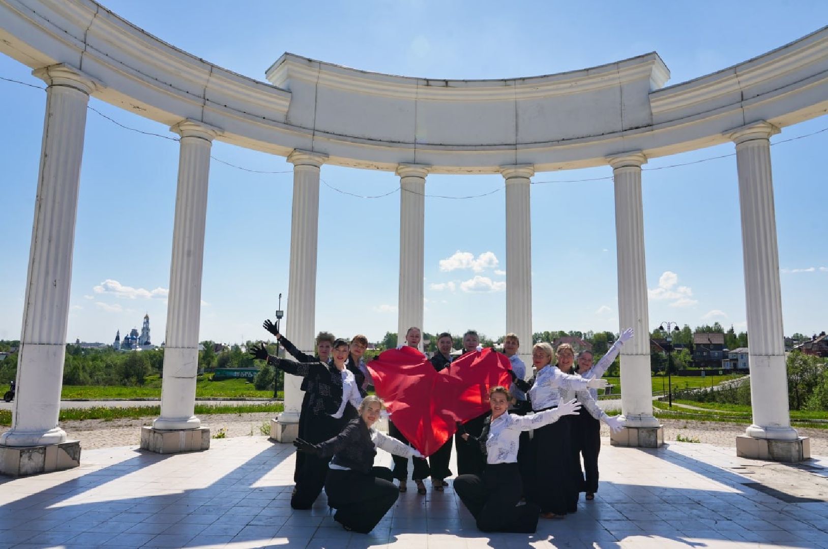 сергиев посад, флешмоб, творчество , танцы, сергиево-посадский городской округ, культура ,