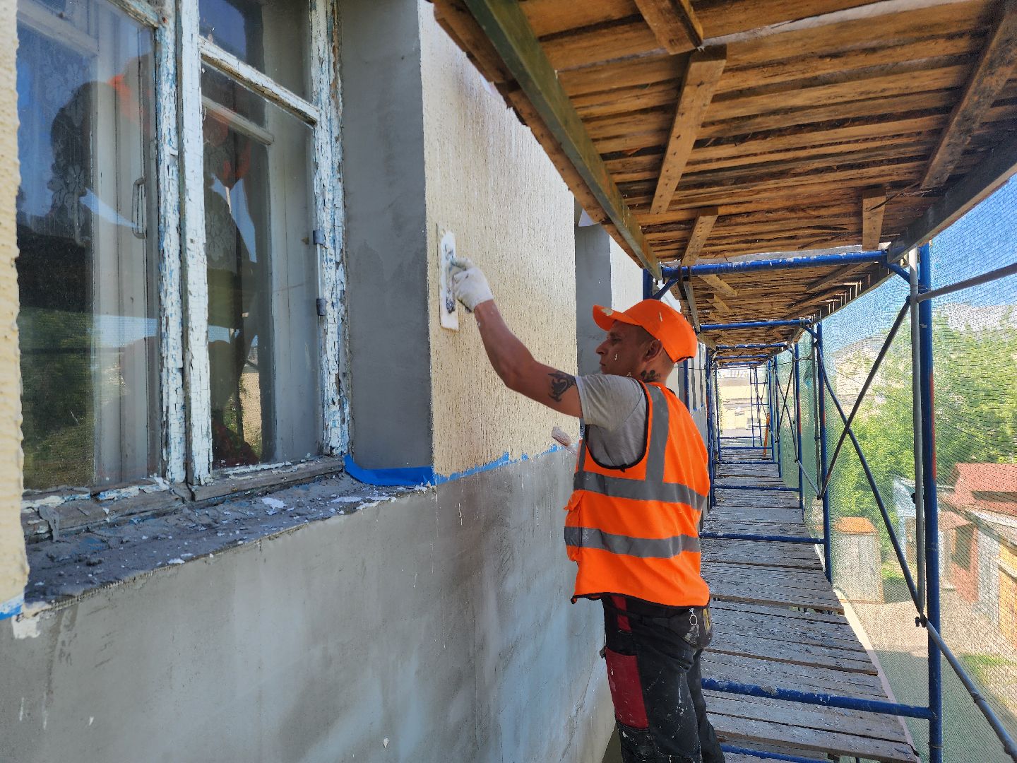 Зарайск, благоустройство,Отделка многоквартирного дома,